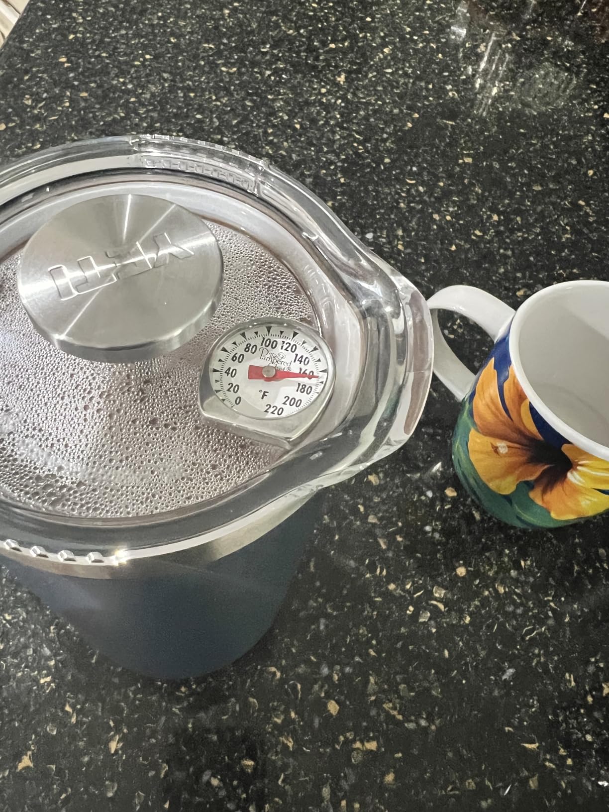 YETI Rambler 34 oz. French Press Coffee Maker, with GroundsControl Filter, Navy customer photo 2