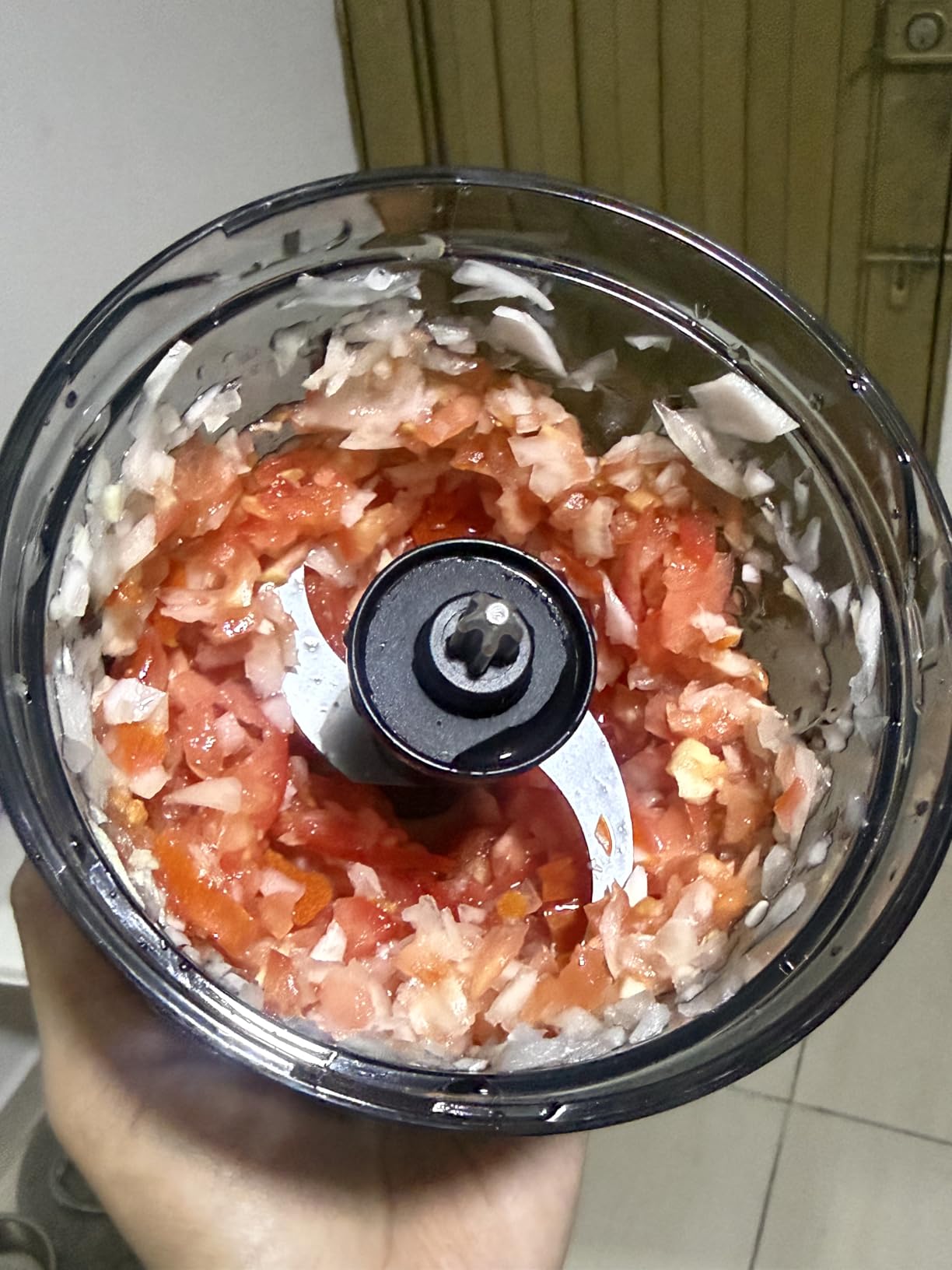 Food Processor 4 Cup, Electric Food Chopper, Meat Grinder with 2 Bowls, 2 Speed & 4 Blades for Vegetable, Meat, Nuts customer photo 1