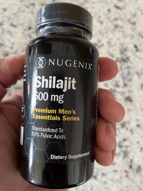 Nugenix Essentials Shilajit Capsules Supplement for Men and Women - 500mg, Standardized to 50% Fulvic Acids, Himalayan, 60 Capsules customer photo 1