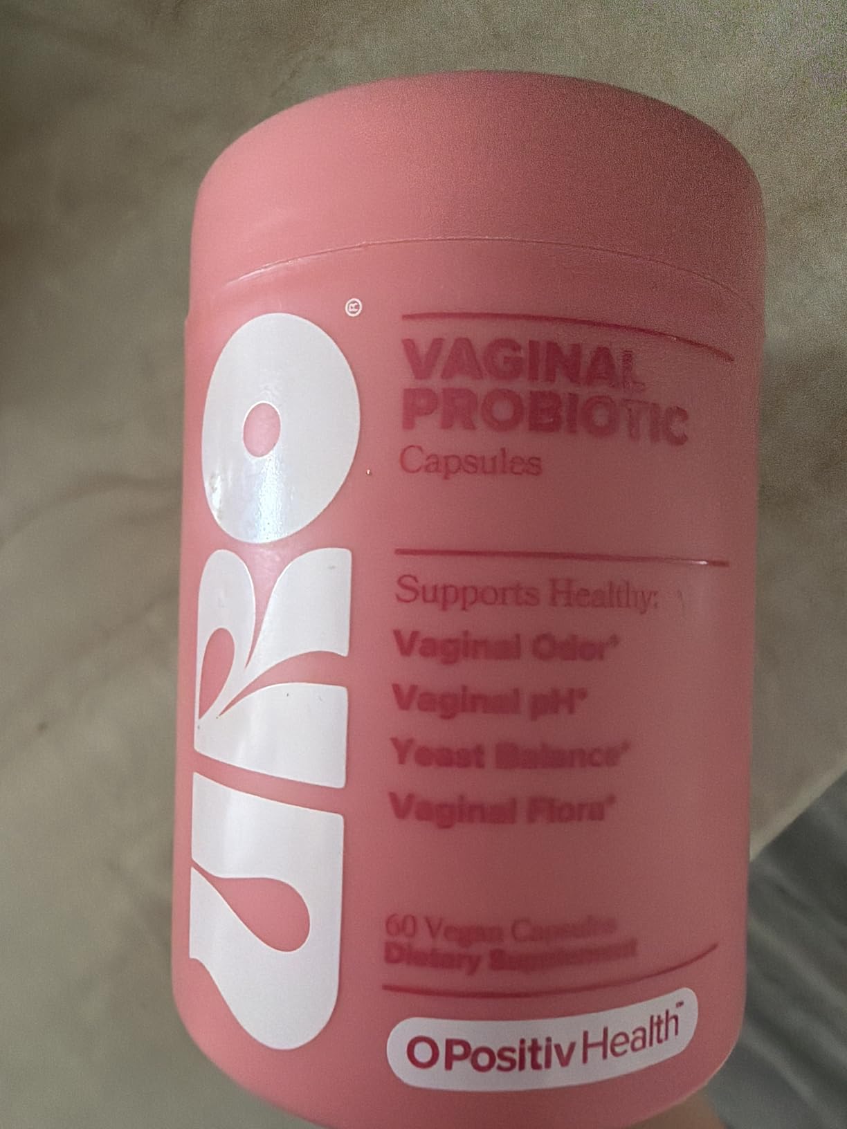 O Positiv URO Vaginal Probiotics for Women pH Balance with Prebiotics & Lactobacillus - Vaginal Health Supplement - Support Healthy Vaginal Odor & Flora, 60 Count, 1 Month Supply customer photo 1