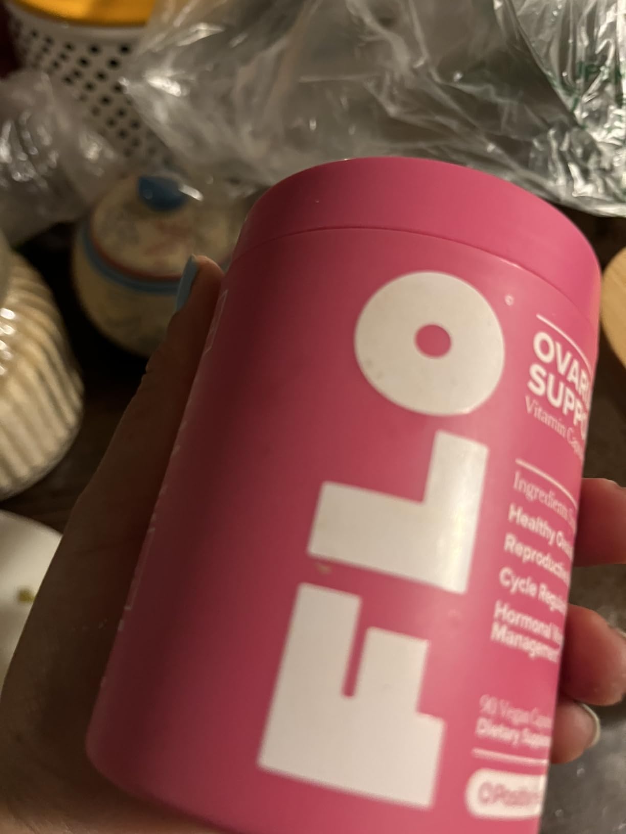 O Positiv FLO Ovarian Health Support - Hormone Balance for Women, Supplement with DIM, Myo & D-Chiro Inositol, Folic Acid - Supports Healthy Ovulation, Cycle Regularity - 30 Servings customer photo 2