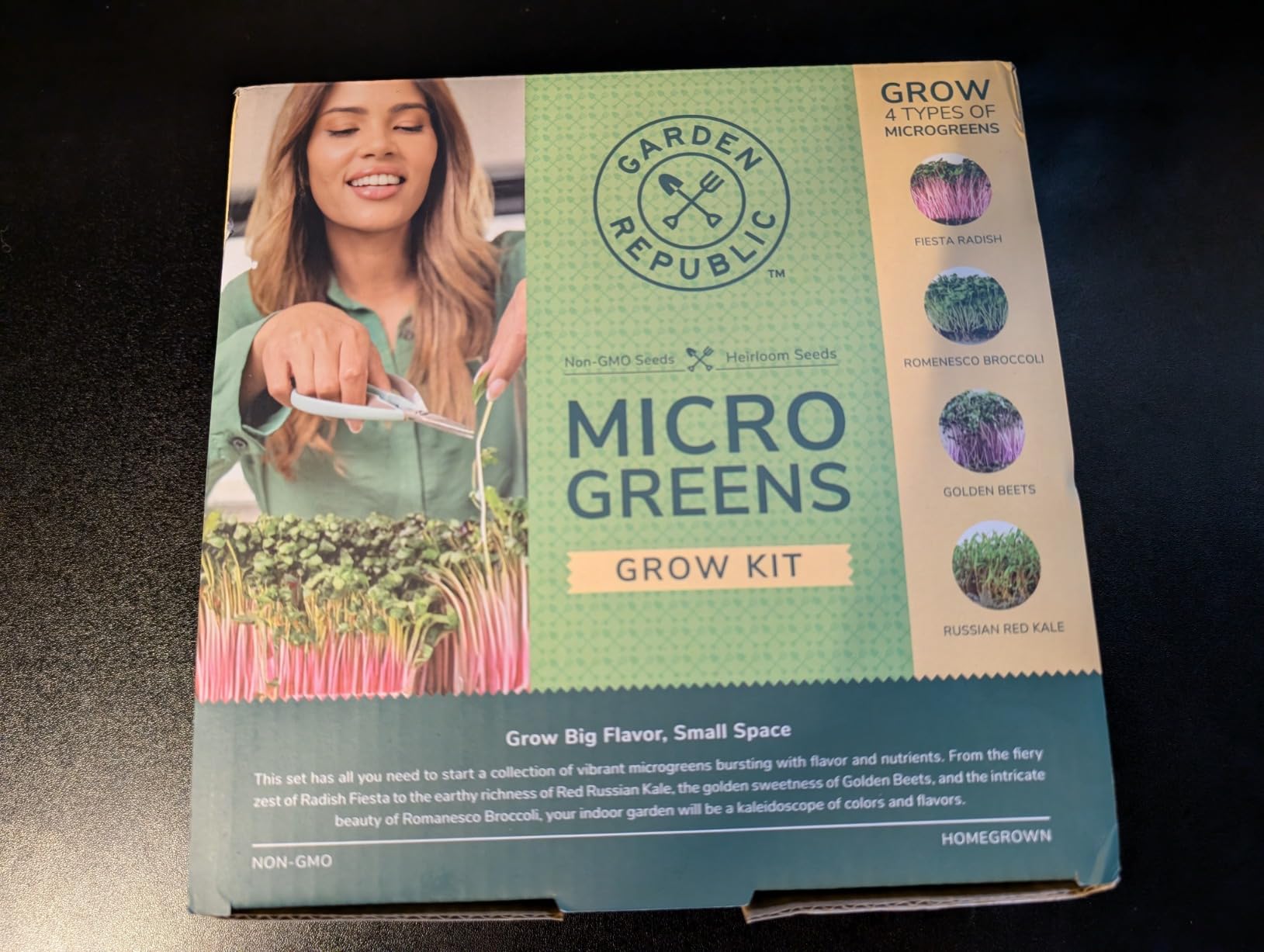 Garden Republic Microgreens Growing Kit - Micro Greens All-in-One Set with Non-GMO Seeds, Growing Trays and Planters - Microgreen Seed Tray and Soil Disks Set - Sprout Growing Kit customer photo 1