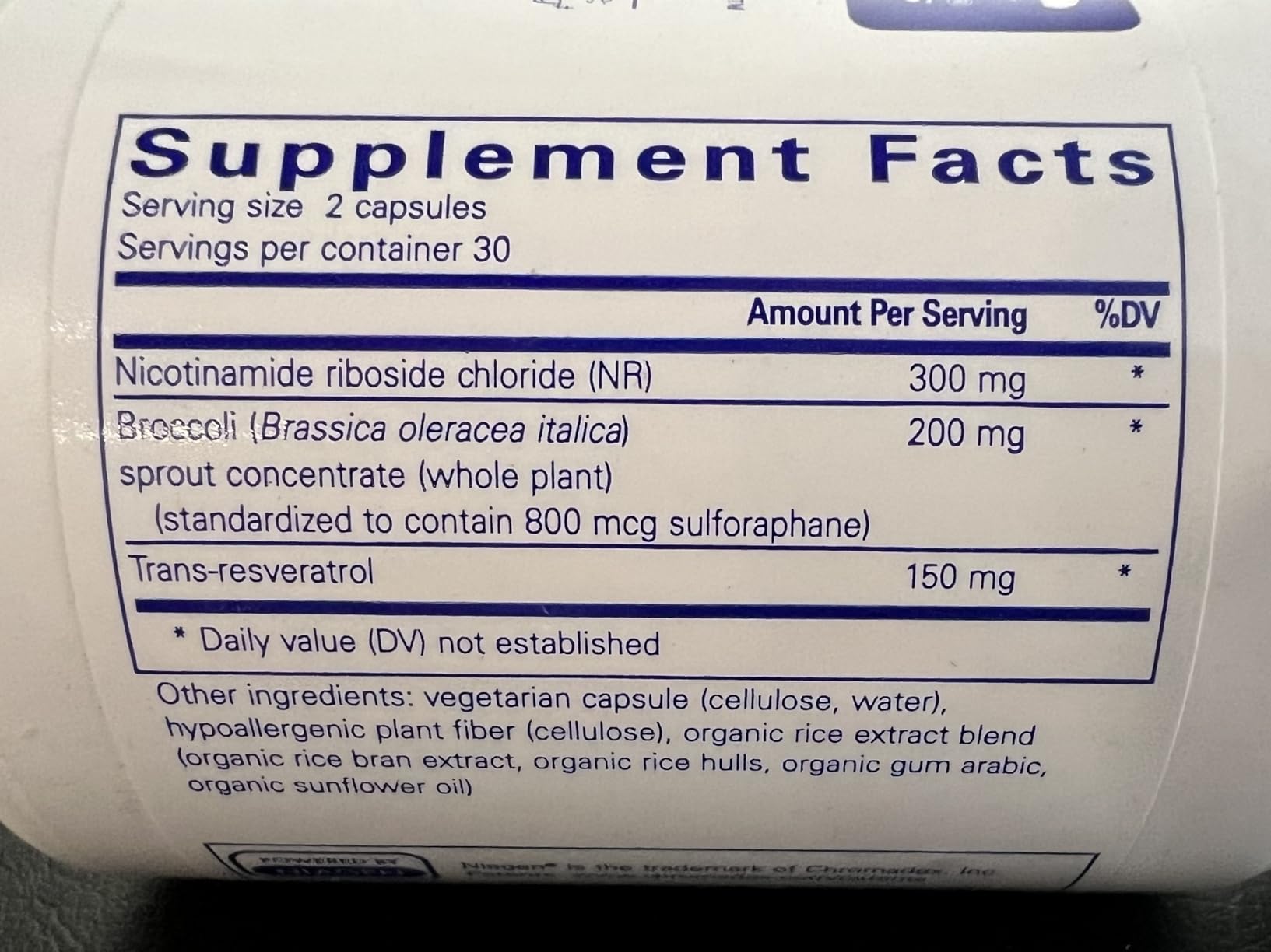 Pure Encapsulations NR Longevity - Supports Healthy Aging. Replenishment of NAD+ & Mitochondrial Function - with NIAGEN Nicotinamide Riboside - Gluten Free, Non-GMO, Hypoallergenic - 60 Capsules customer photo 1