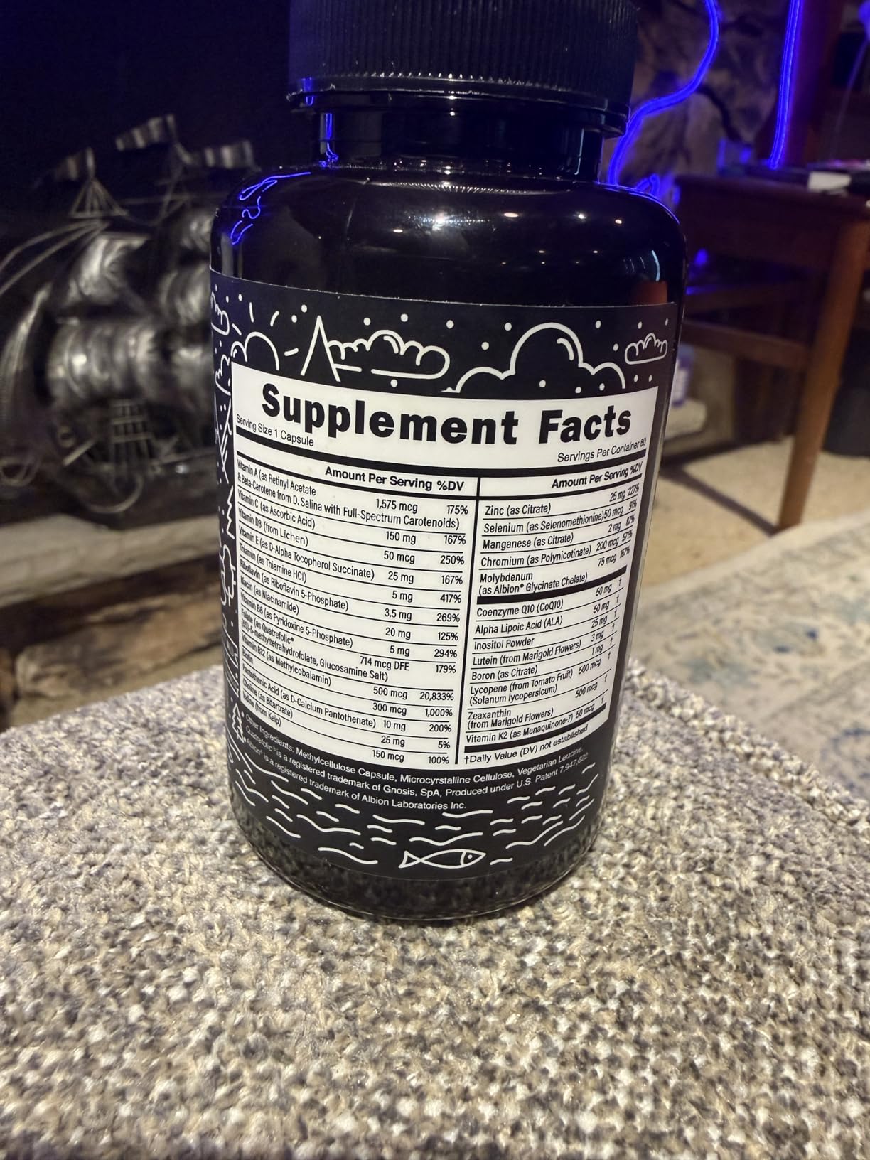Wild Methylated Multivitamin for Women & Men | Daily Multi Vitamin | MTHFR Supplement Without Iron | Methylated B12, Folate, Vitamin C, A, K2, D, E, Choline, Biotin, ALA, CoQ10 & More (60 Capsules) customer photo 1