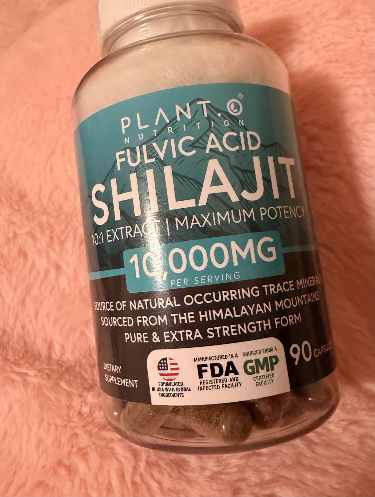 Natural Himalayan Shilajit Capsules - 10:1 Extract Maximum Potency | Fulvic Acid + 85 Trace Minerals | Energy Boost, Immune Support, Cognitive Function | 90 Veggie Pills for Men & Women customer photo 1