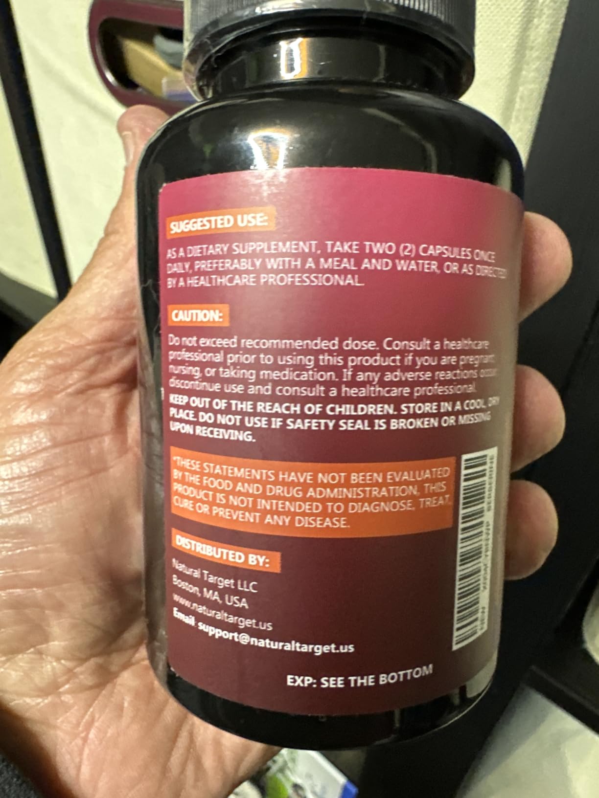 NATURE TARGET Berberine HCL 1200mg, Berberine Supplement with Ceylon Cinnamon, Chromium - Supports Immune, Gastrointestinal & Digestive Health, Non-GMO, 120 Capsules customer photo 1