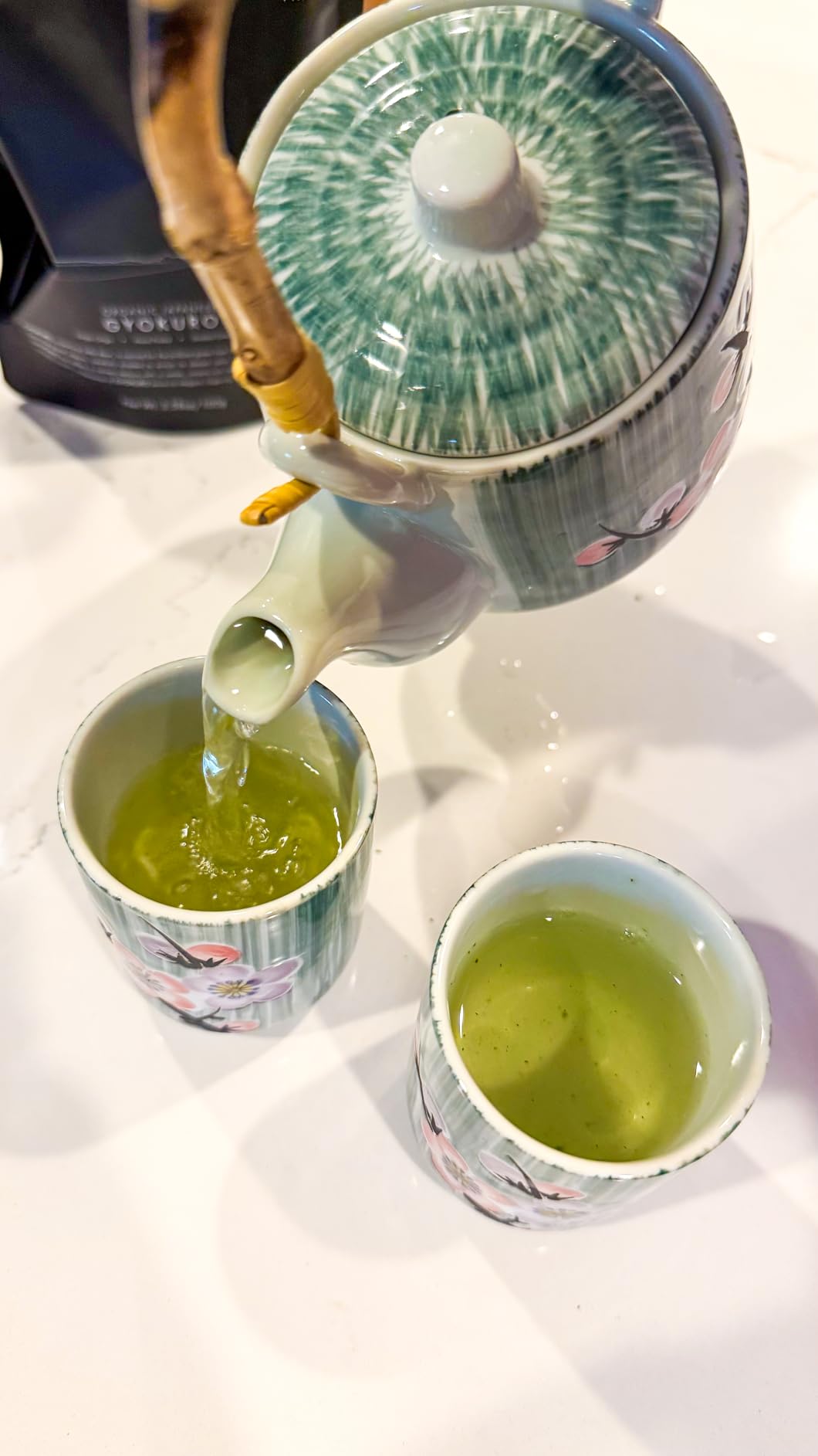 FKRO Organic Gyokuro | Premium Japanese Shade-Grown Green Tea | Hand-Picked Loose Leaf Tea, Shaded for 21 Days | Freshly Flown from Japan Monthly (100g/3.5oz Pouch) customer photo 1