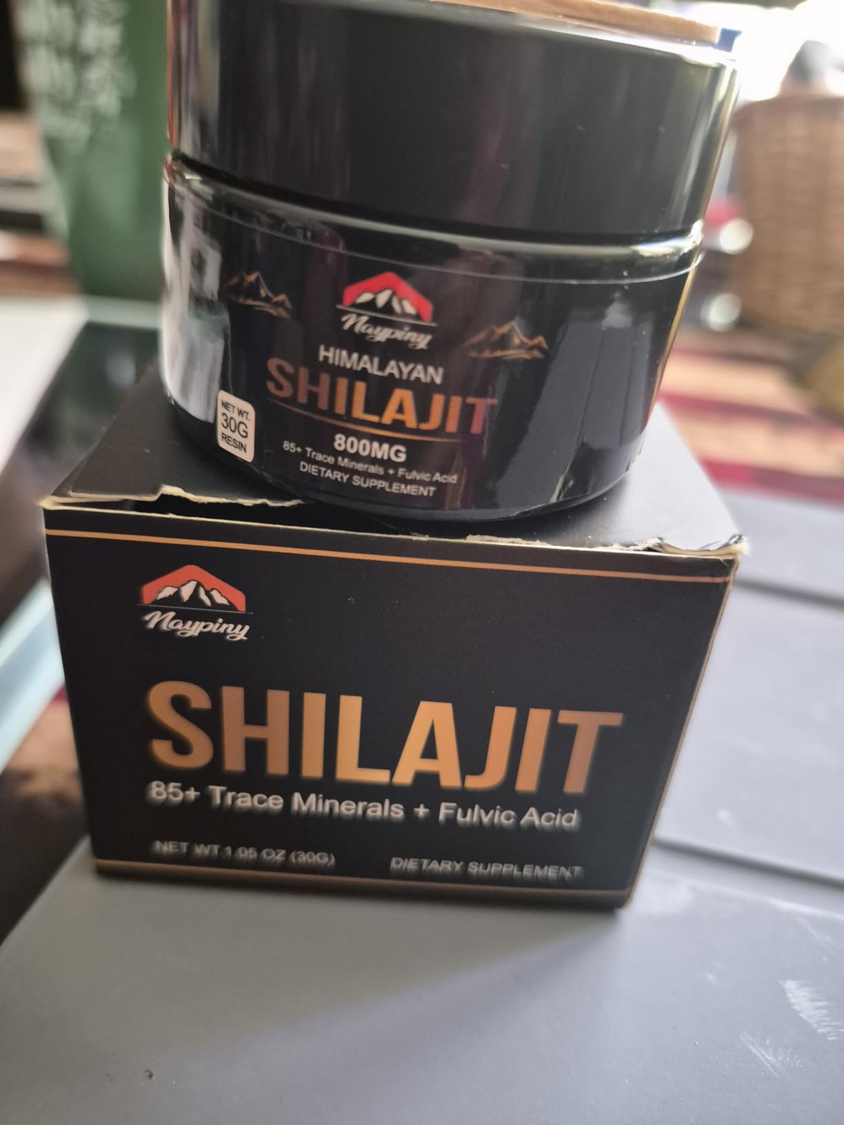 Shilajit Pure Himalayan Organic Resin - 800mg Gold Grade Shilajit Resin with Fulvic Acid & 85+ Trace Minerals Complex for Energy, Strength & Immunity, Shilajit for Men & Women, 800mg customer photo 1