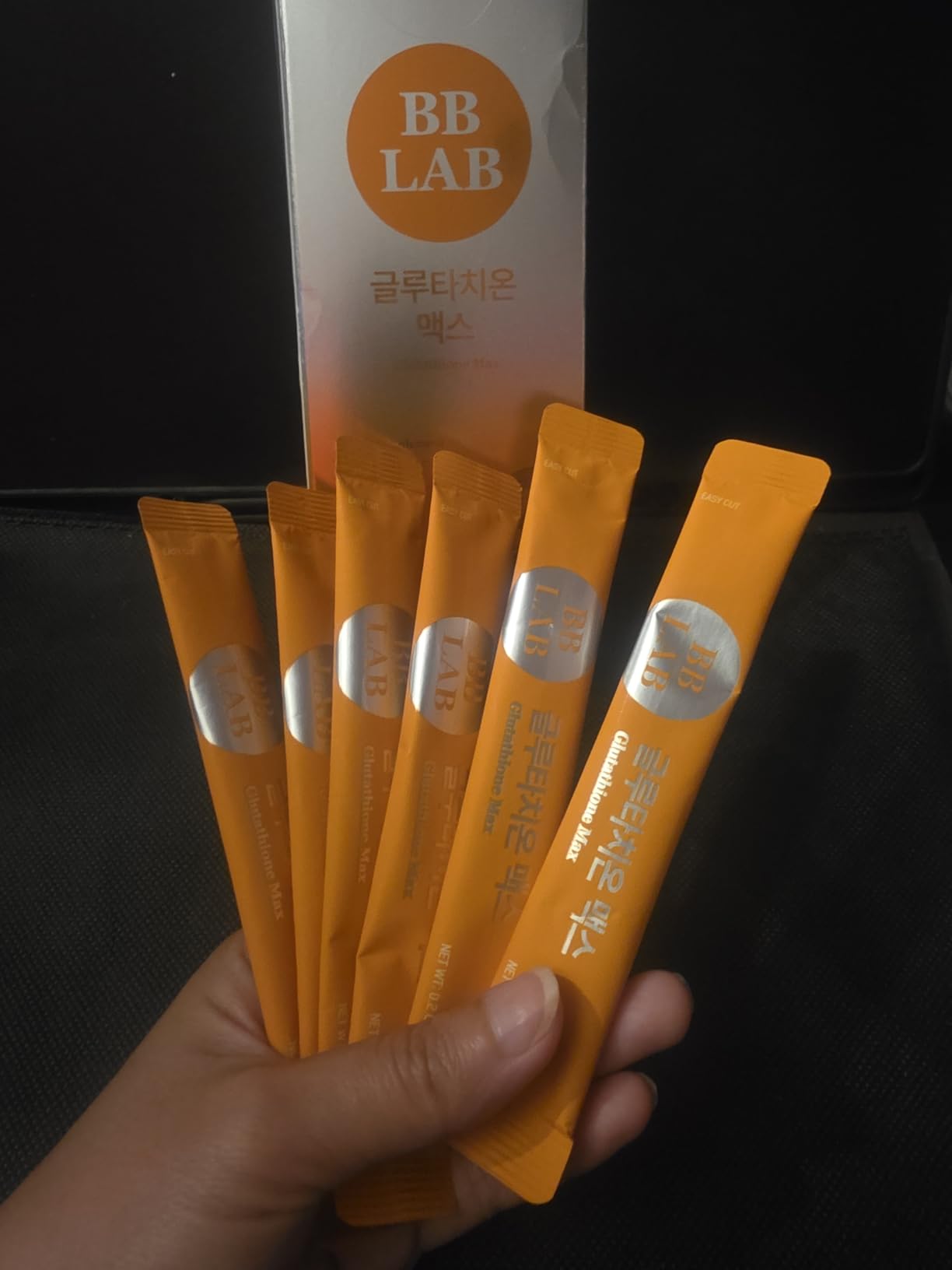 BB LAB Glutathione Max Powder Stick Supplement, Korea Glutathione, Low Molecular Fish Collagen for Woman, Vitamin C, Fast Absorption, Antioxidant, Anti-Aging customer photo 1