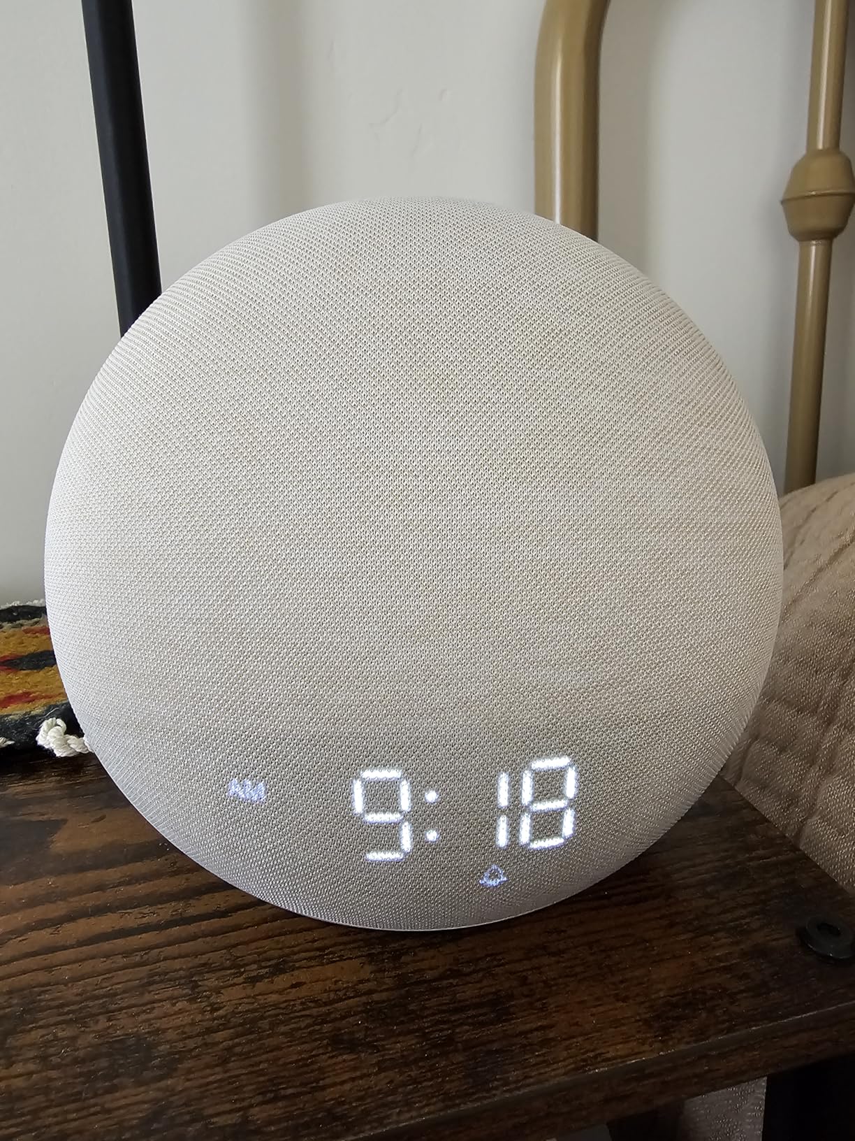 Odokee Sunrise Alarm Clock White Noise Machine: Natural Wake Up Light - Dimmable Clock with Bluetooth Speaker for Bedroom - 25 Sleep Sounds for Baby Adults Kids Putty customer photo 1