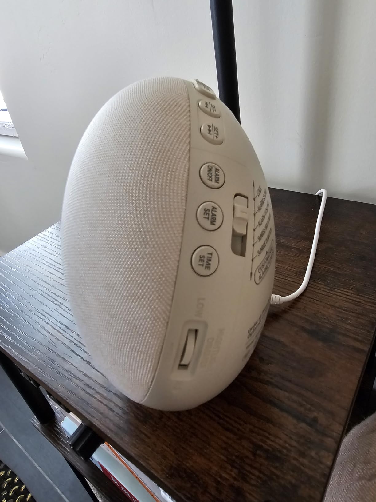Odokee Sunrise Alarm Clock White Noise Machine: Natural Wake Up Light - Dimmable Clock with Bluetooth Speaker for Bedroom - 25 Sleep Sounds for Baby Adults Kids Putty customer photo 2