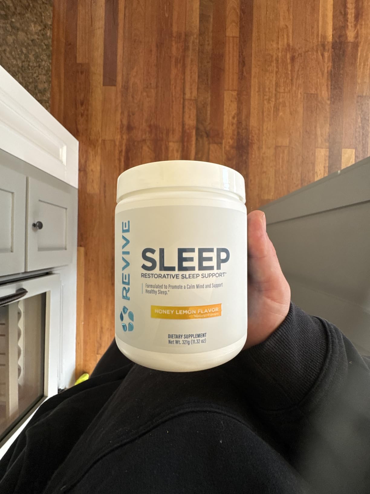 Revive MD Melatonin-Free Sleep Support Supplement for Adults, Honey Lemon - Natural Sleep Aid Supplements with Magnesium (Glycinate), Inositol & L-Theanine for Deep Relaxation (30 Servings) customer photo 1