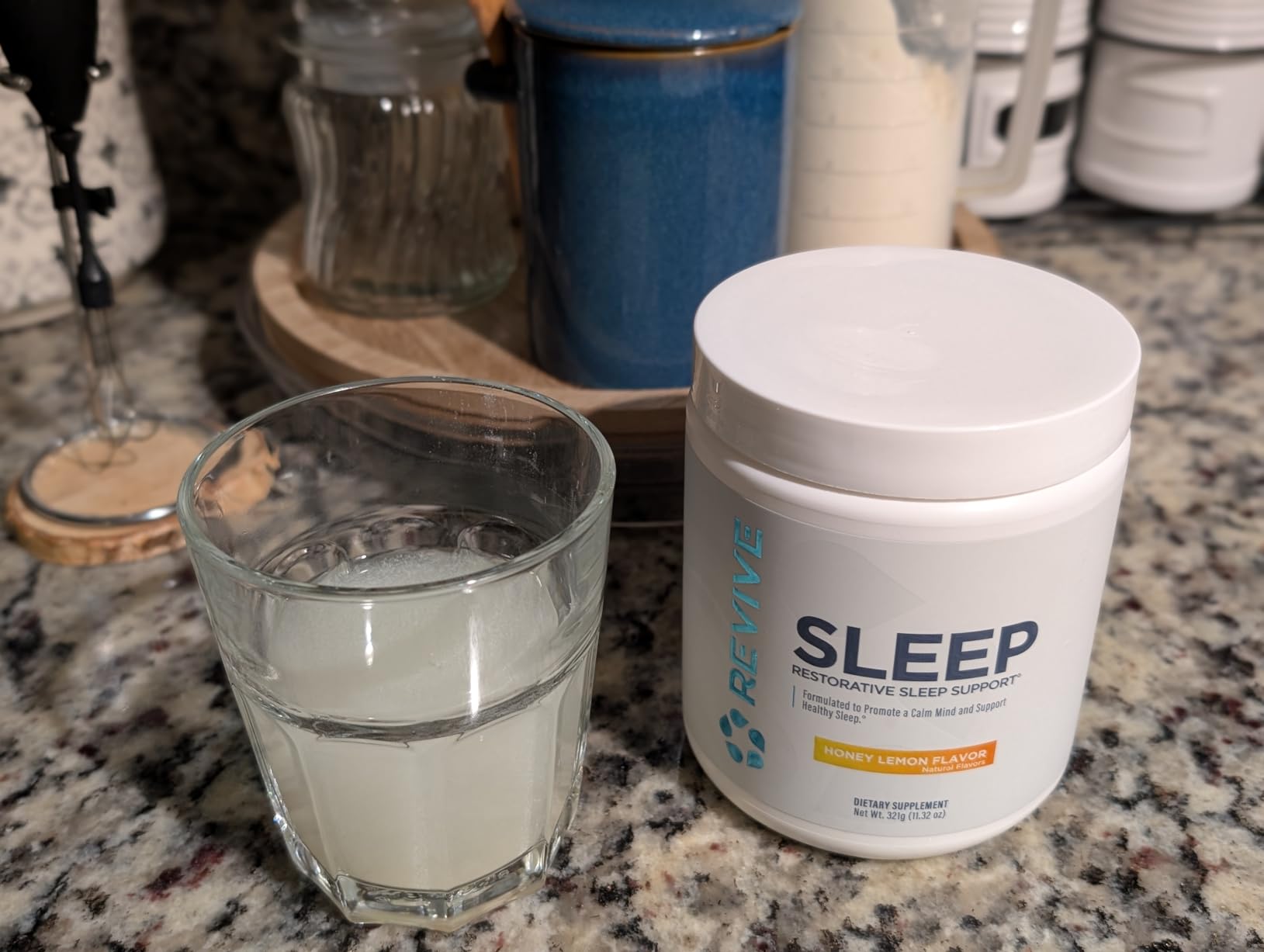 Revive MD Melatonin-Free Sleep Support Supplement for Adults, Honey Lemon - Natural Sleep Aid Supplements with Magnesium (Glycinate), Inositol & L-Theanine for Deep Relaxation (30 Servings) customer photo 2