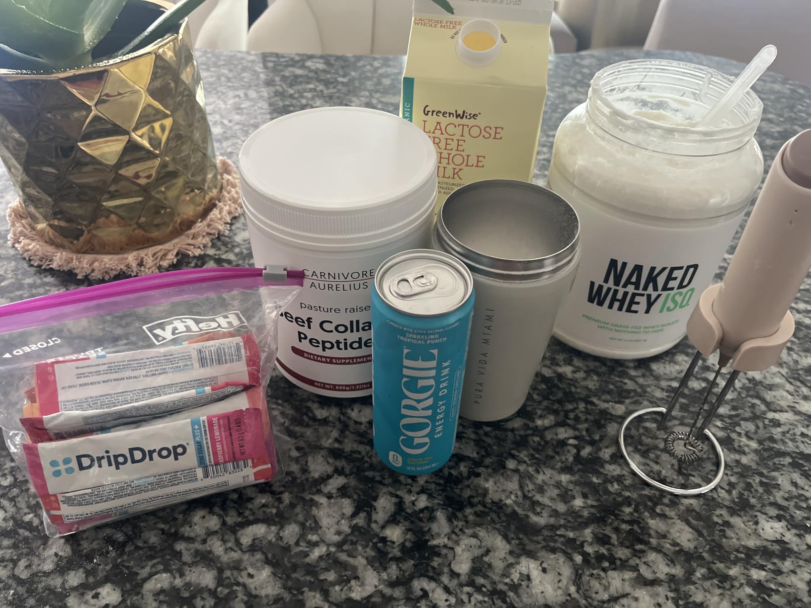 NAKED Whey Isolate Protein - Only 2 Ingredients, 30g Grass-Fed Protein, Zero Carb, Unflavored, Undenatured, Non-GMO, No Soy, Gluten-Free, No Preservatives - 28 Servings customer photo 2