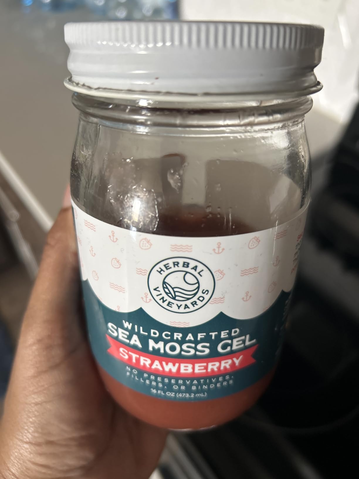 Herbal Vineyards Wildcrafted Irish Gold Sea Moss Gel 16 Oz - Organic Seamoss Gel Made with Dried Seaweed & Fresh Sea Vegetables, Natural & Plant-Based, Harvested in Pristine Waters, USA customer photo 1