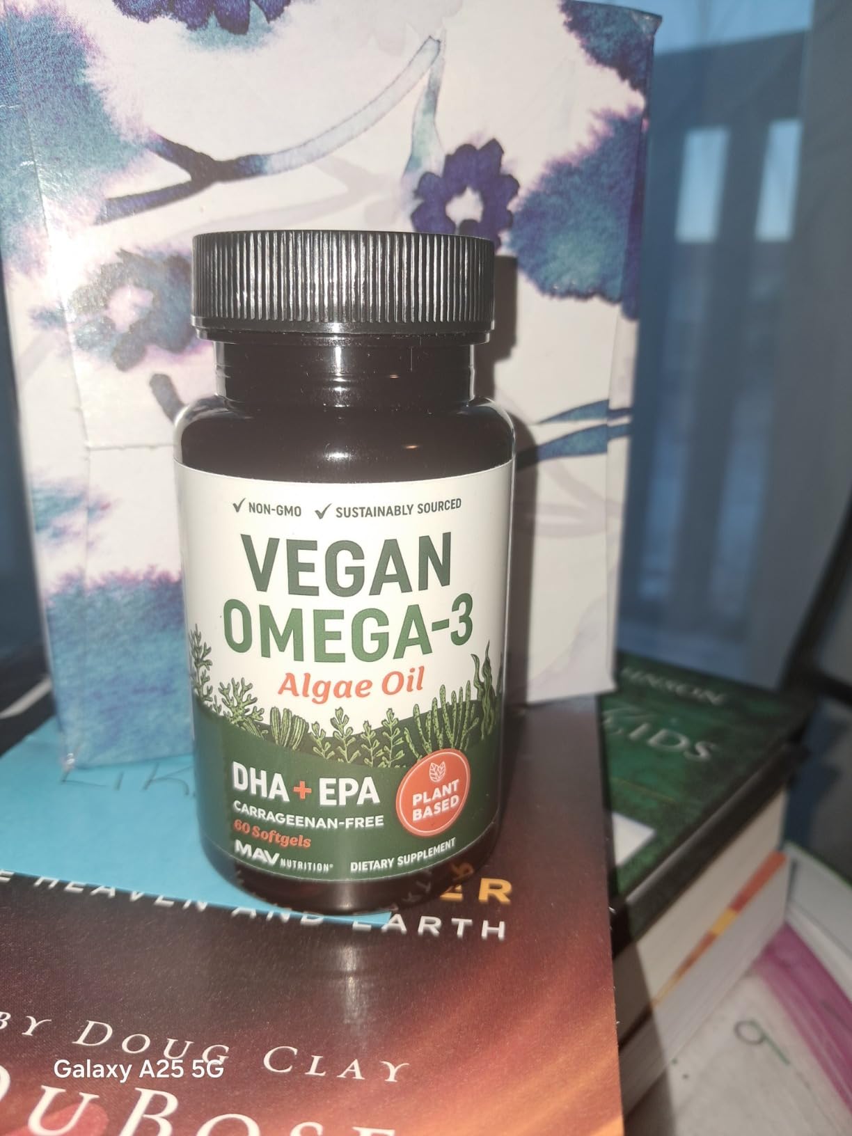 Vegan Omega 3 Algae Oil | Plant Based DHA EPA | Sustainably Sourced, No Carrageenan | Heart, Brain & Eye Health Support | Fish Oil Alternative | Omega 3 Fatty Acid Supplements | 60 Softgels customer photo 2