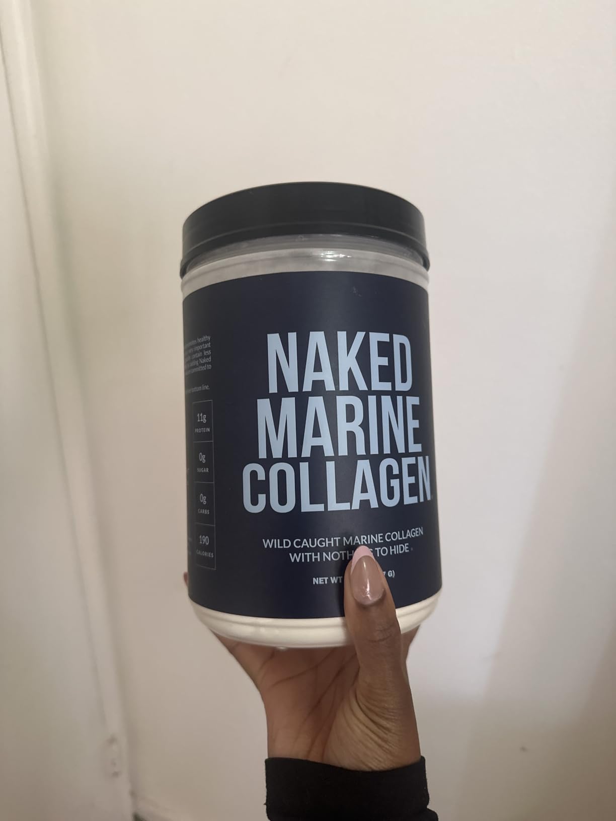 NAKED Marine Collagen Peptides Protein Powder - Unflavored - from Wild Caught Cod - Paleo Friendly, Non-GMO, Soy-Free, Gluten-Free - 47 Servings customer photo 2