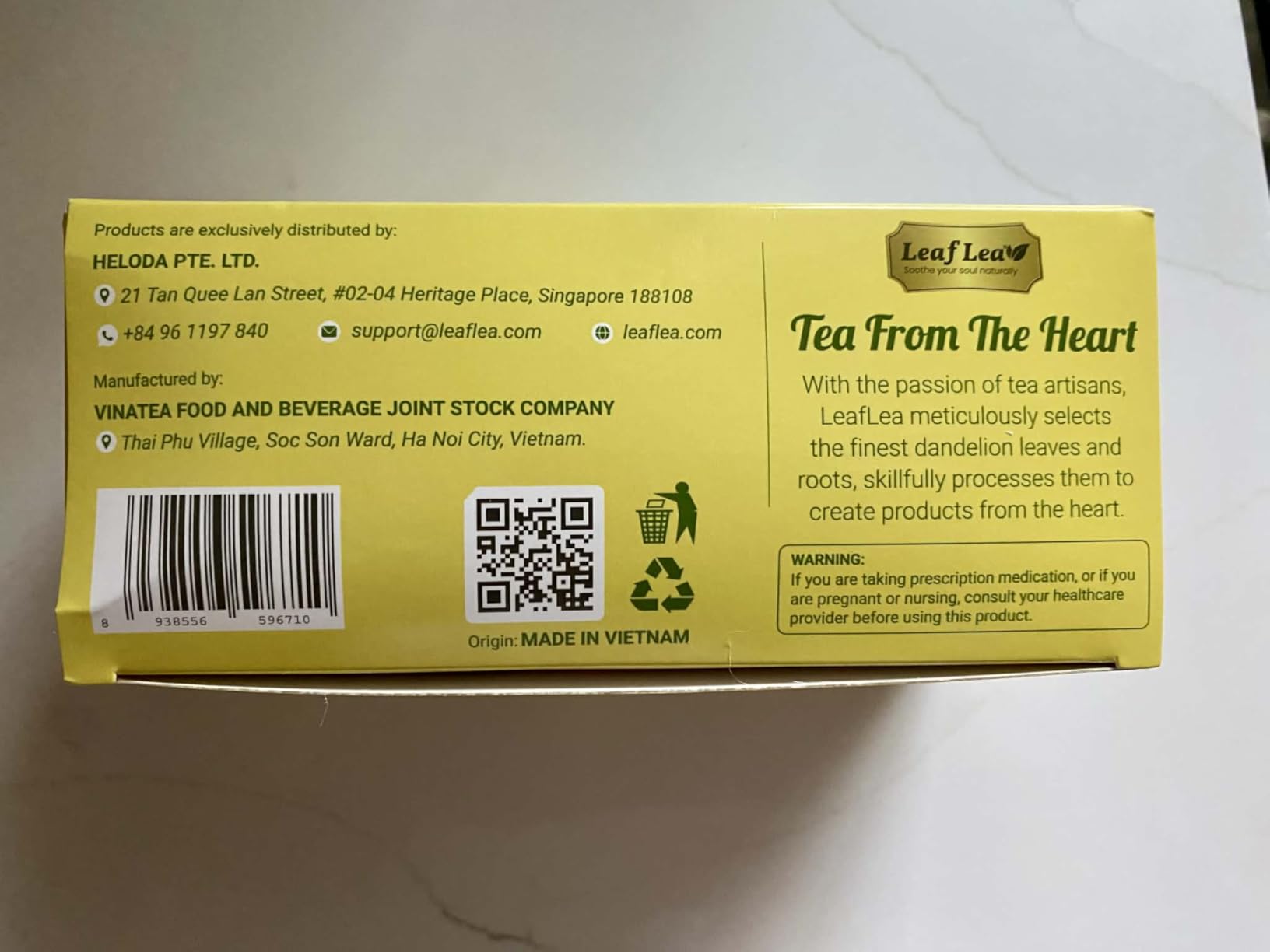 LeafLea 40 Dandelion Root Tea Bags, Dandelion Tea Supports Wellness and a Balanced Lifestyle, Natural Dried Dandelion Root, Vegan, No Sugar, Caffeine-Free customer photo 2