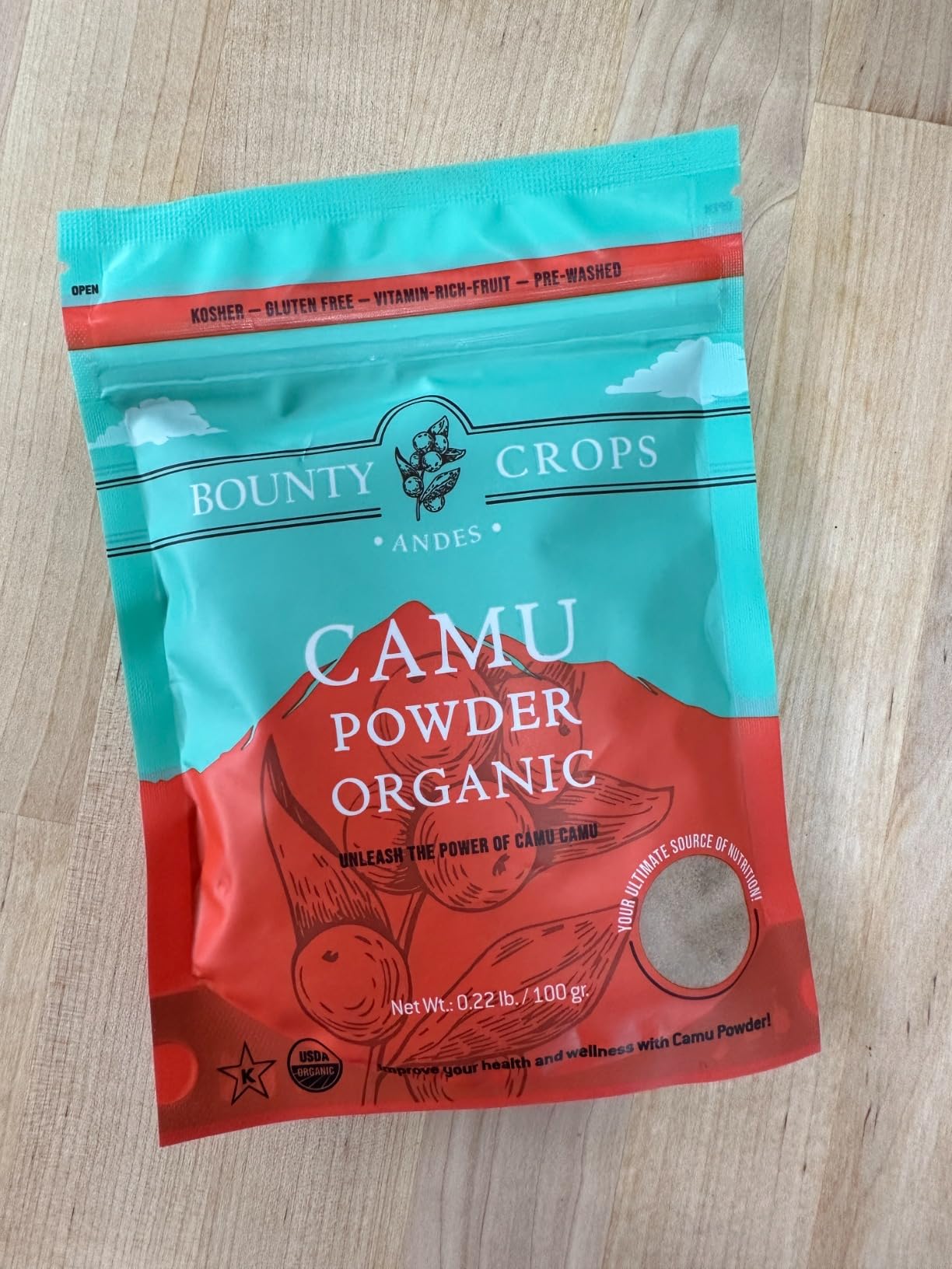 Organic Camu Camu Powder (3.5 oz, 100 gr), High Vitamin C, Non-GMO, Gluten-Free Superfood customer photo 2