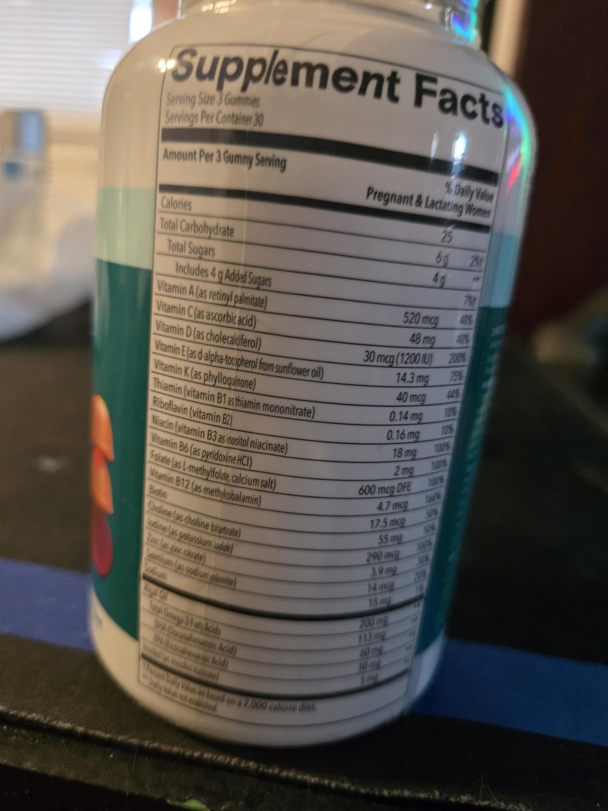 SmartyPants Prenatal Multivitamin Gummies with Omega 3 DHA/EPA, Methylfolate, Biotin, Vitamins D3, C, B12, B6, A, K, and Zinc, Gluten Free, Clean Label, Two Fruit Flavors, 90 Gummies (30 Day Supply) customer photo 1