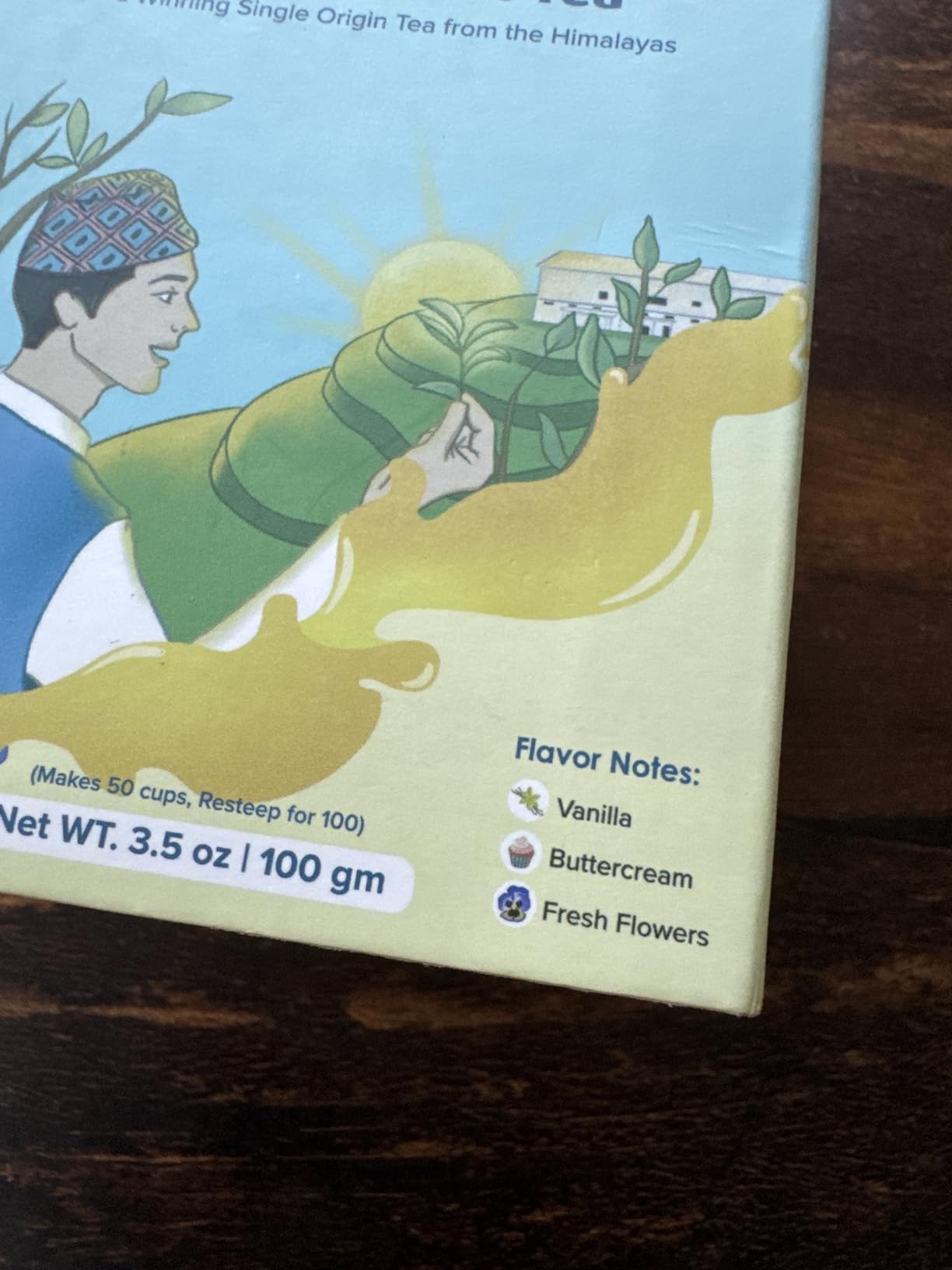 NEPAL TEA Organic White Tea Loose Leaf - USDA Certified Organic from a Family Farm in the Himalayas - Award-Winning Premium Tea Leaves to Enjoy Hot or Cold - 3.5oz /100g (White Prakash) customer photo 2