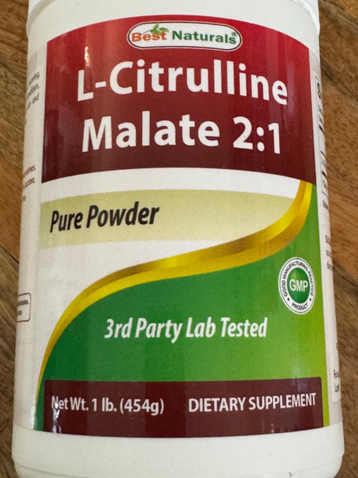 Best Naturals L-Citrulline Malate 2:1 Powder 1 Lb customer photo 2
