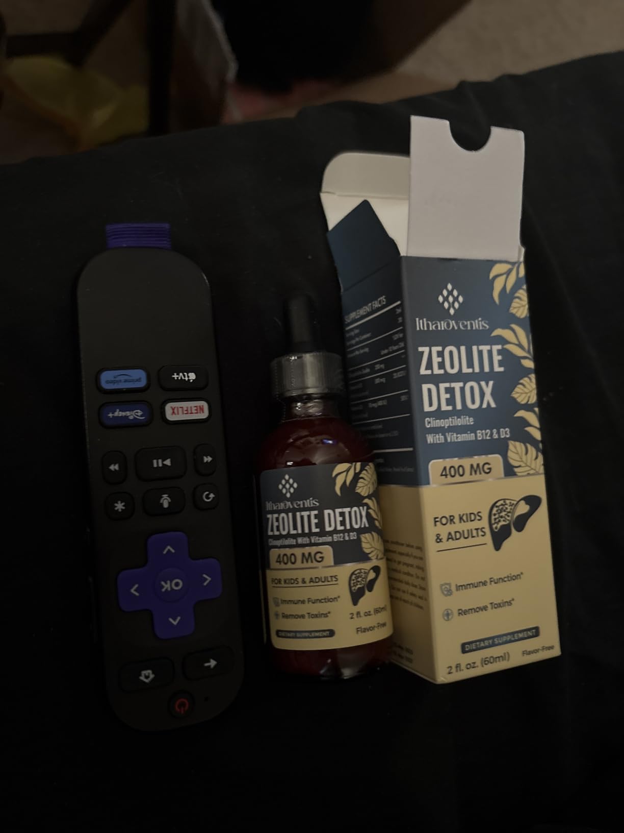 Itharoventis Zeolite Drops for Kids and Adults, Zeolite Clinoptilolite Liquid with Methyl Vitamin B12 & D3 for Gut & Speech, Immune, Bone, Energy, Monk Fruit Flavor, 2 Fl Oz customer photo 2