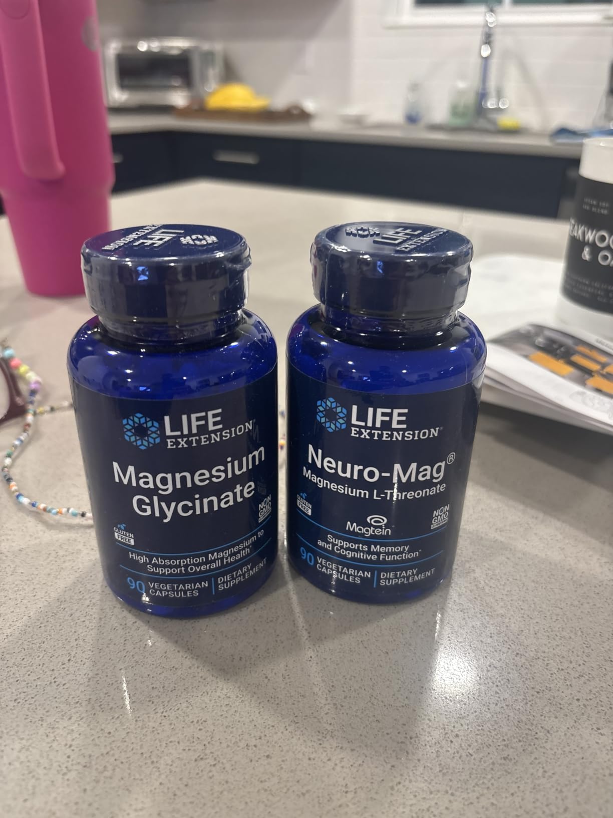 Life Extension Magnesium Glycinate, Heart Health, Bone Health, Nerve and Muscle Support, Highly absorbable, Gluten-Free, Non-GMO, Vegetarian, 90 Capsules customer photo 1