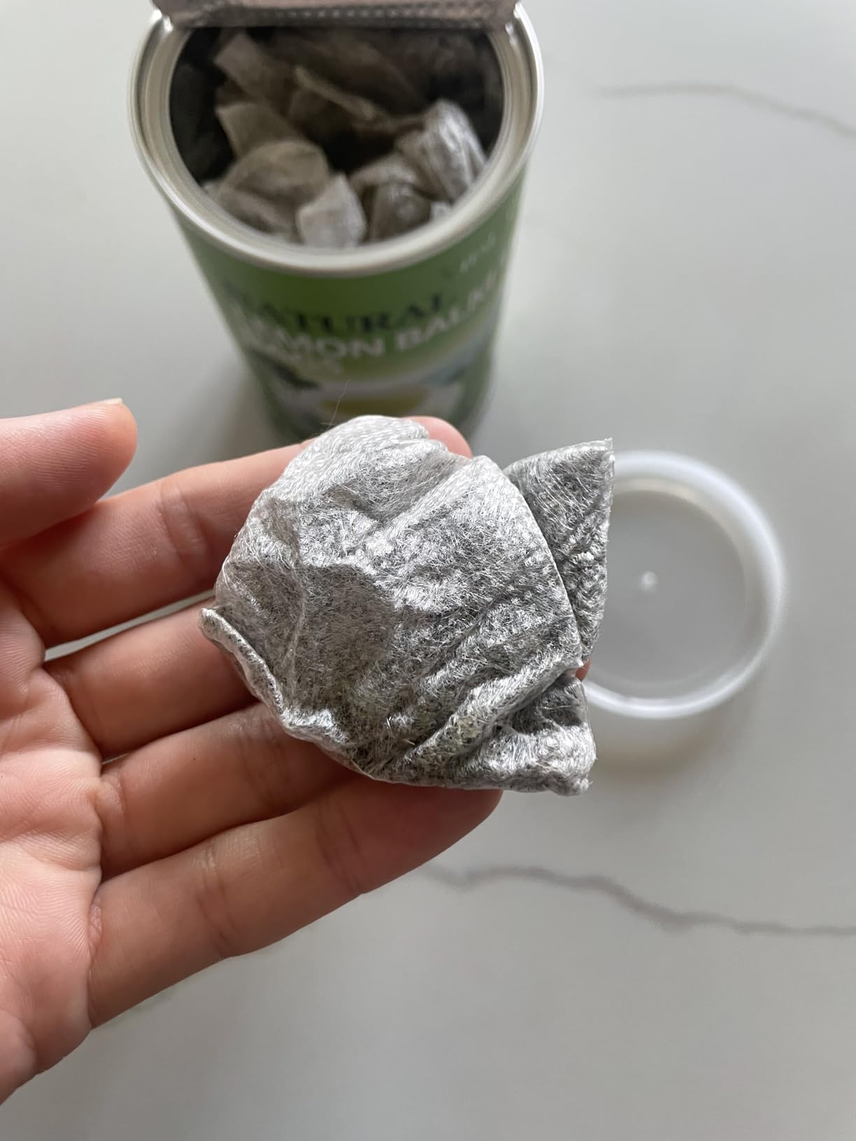 60 Lemon Balm Tea Bags - VitalForest Dried Lemon Balm Leaves Tea -1.5g/Bags, Calming Herb, Stress Relief & Sleep Support, Non-GMO, Caffeine-Free customer photo 1