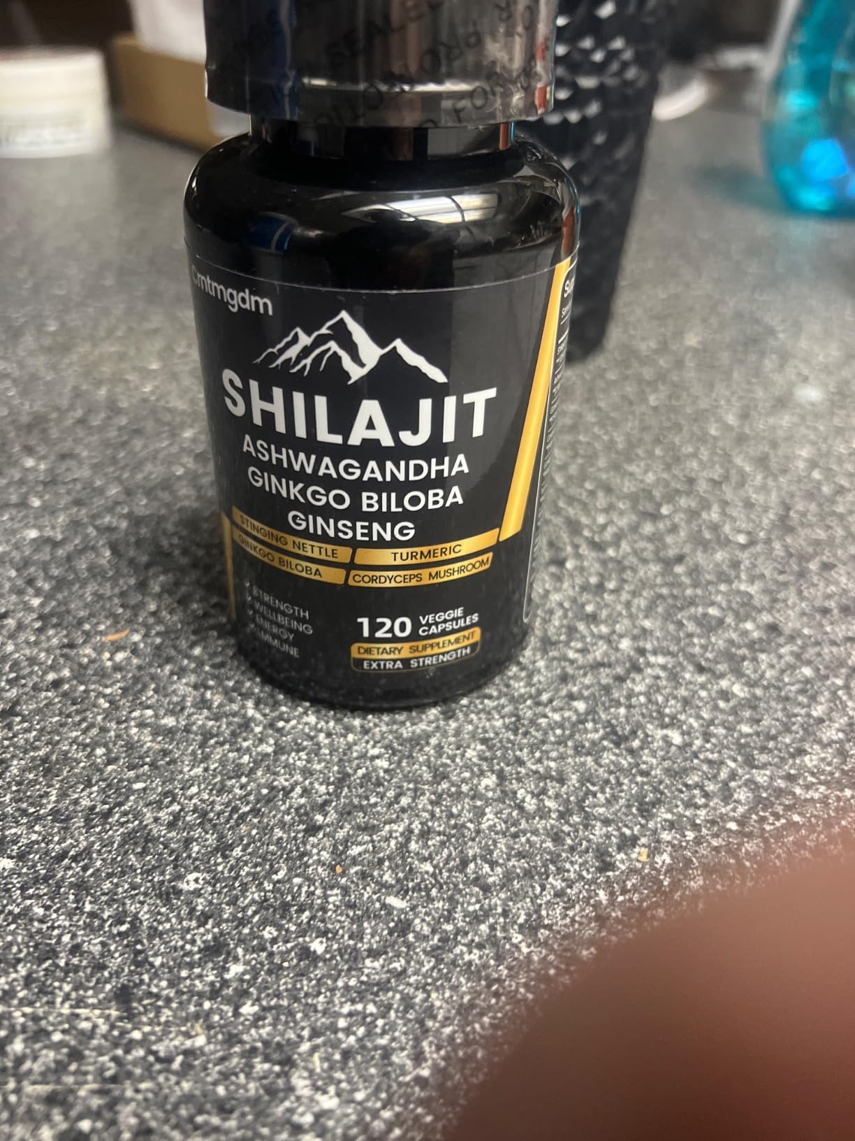 Shilajit Capsules - 20,000mg Pure Himalayan Organic Shilajit for Men & Women with Ashwagandha, Supports Vitality and Wellness, Premium Shilajit Pure Himalayan Supplement, 120 Capsules customer photo 1