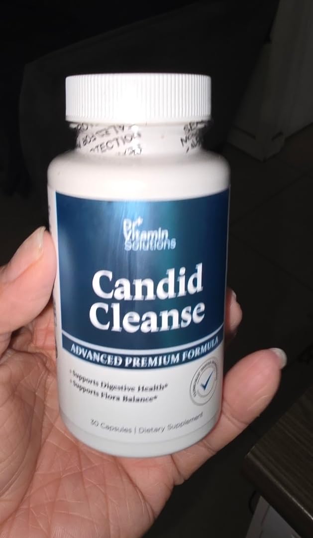 Candida Cleanse Detox for Women & Men with GLP-1 Support - Dr Vitamin Candida Support Supplement, Oregano Leaf, Caprylic Acid, Black Walnut & LactoSpore Probiotics, Non-GMO, 30 Day Supply customer photo 1