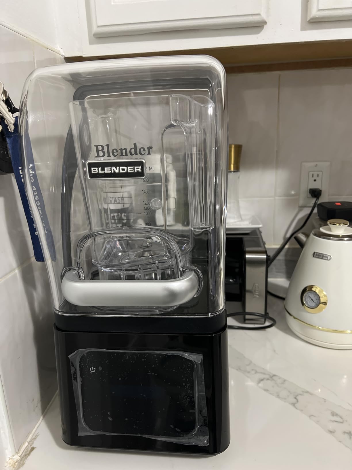 Professional Commercial Blender Kitchen, Heavy Duty Quiet Shield, 2200W Motor, 6 Food Grade, 60 Oz Pitcher, 5 in 1 Functions Countertop Blender Ice Crush, Smoothies, Shakes, Spreads customer photo 1