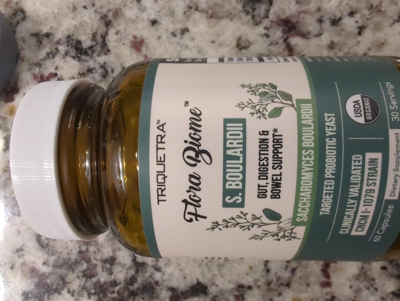 Organic Saccharomyces Boulardii - 10 Billion CFU - Clinically Validated CNCM I-1079 Probiotic Strain - Gut, Digestion & Healthy Bowel Support - First Organic Form of S. Boulardii Probiotic - 60 Count customer photo 2