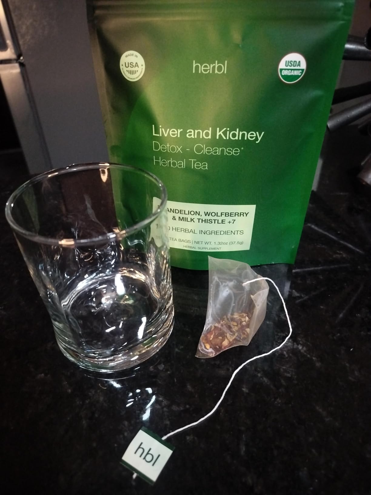 Organic Dandelion Wolfberry Tea - Kidney and Liver Detox Tea - Organic Liver Kidney Cleanse & Detox with Dandelion, Goji Berry, Milk thistle, Turmeric, Hibiscus and extra Herbal Ingredients customer photo 1