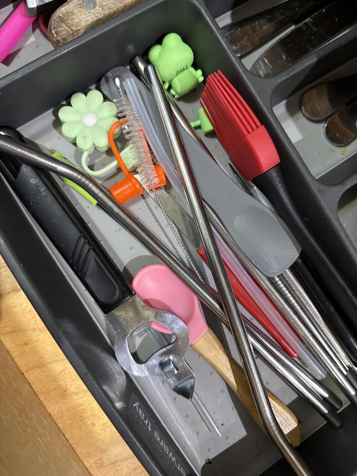 Reusable Stainless Steel Straws Set 6 PCS with 6 Silicone Tips, 2 Straw Brush, 1 Storage Case, Different Sizes of Metal Straws Reusable, Suitable for 14, 20, 30 oz Cups Tumbler, for Hot/Cold Drinks customer photo 1