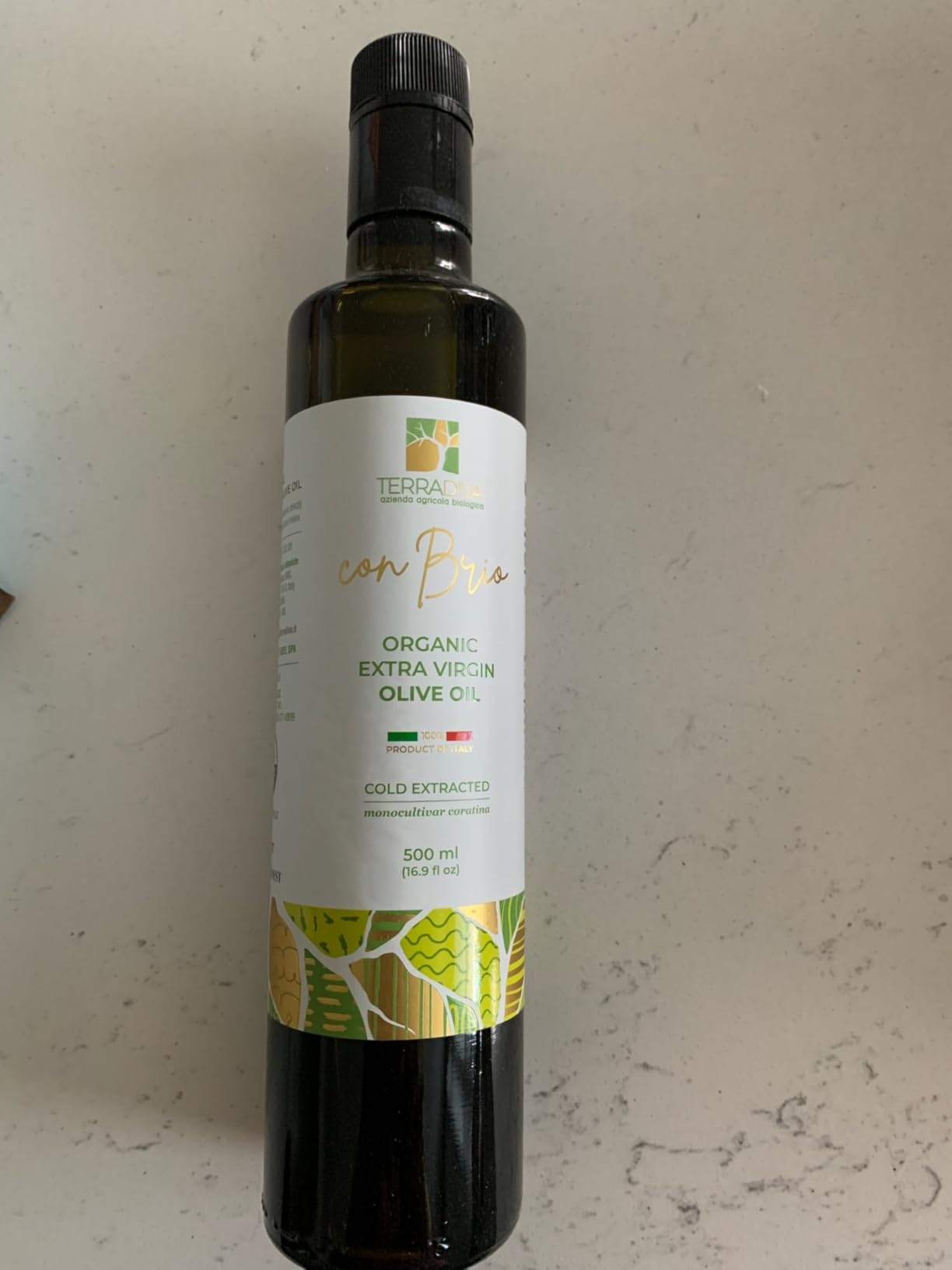 WellEatable Ultra High +1,500 mg/kg Polyphenol Rich Olive Oil, 2026 NYIOOC Gold, Early Harvest, Organic Extra Virgin Olive Oil from Italy, Lab Tested, Cold Extracted for Phenolic Shot, 16.9 fl oz customer photo 2