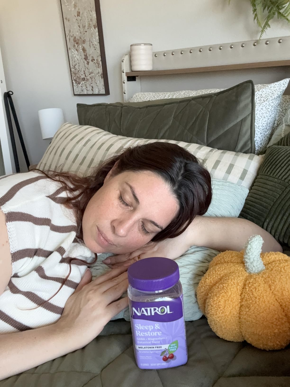 Natrol Sleep & Restore Magnesium Glycinate Blend Gummies, Magnesium for Sleep Aids for Adults, Melatonin-Free, Cherry Flavored, 30 Day Supply customer photo 1