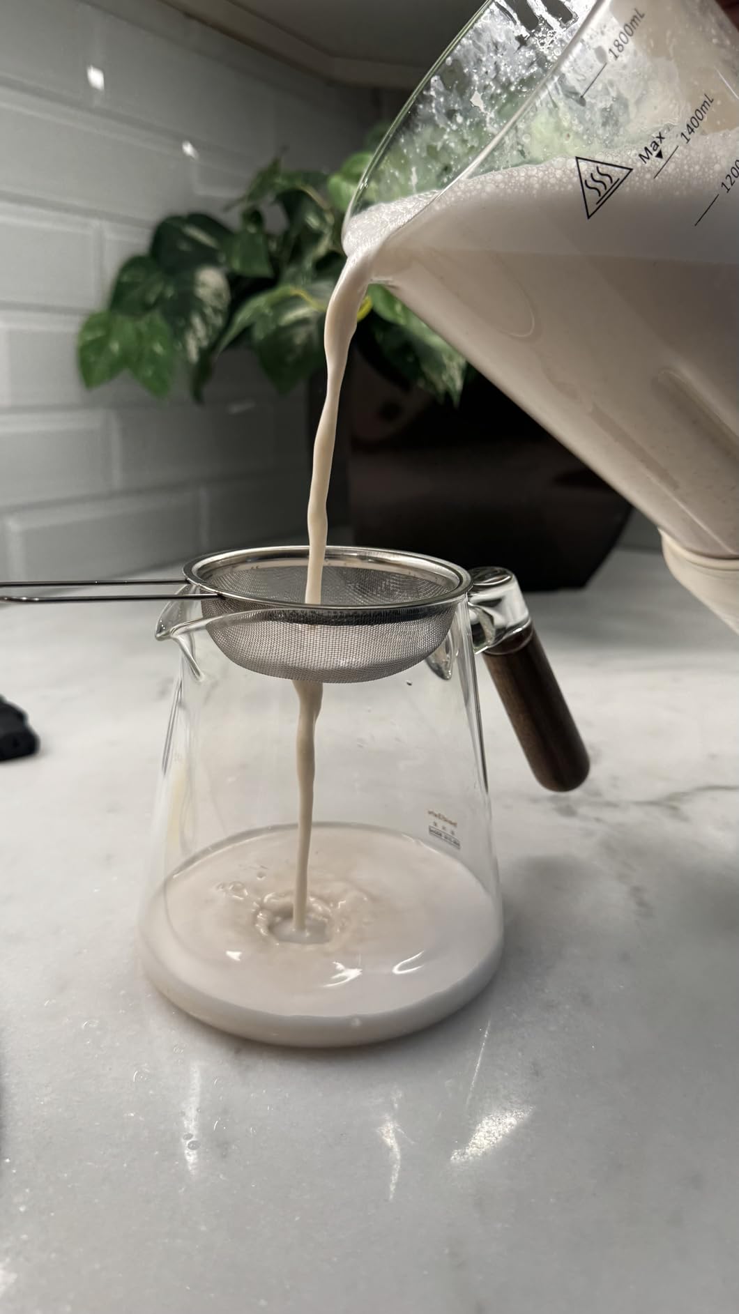 TER Glass Nut Milk Maker Machine, 10-in-1 Soy Milk Maker for Almond/Oat/Soy Milk, Juice, Milkshake, Rice Paste, Auto Clean/24H Preset Time/12H Keep Warm, with 7 Accessories, Beige customer photo 1