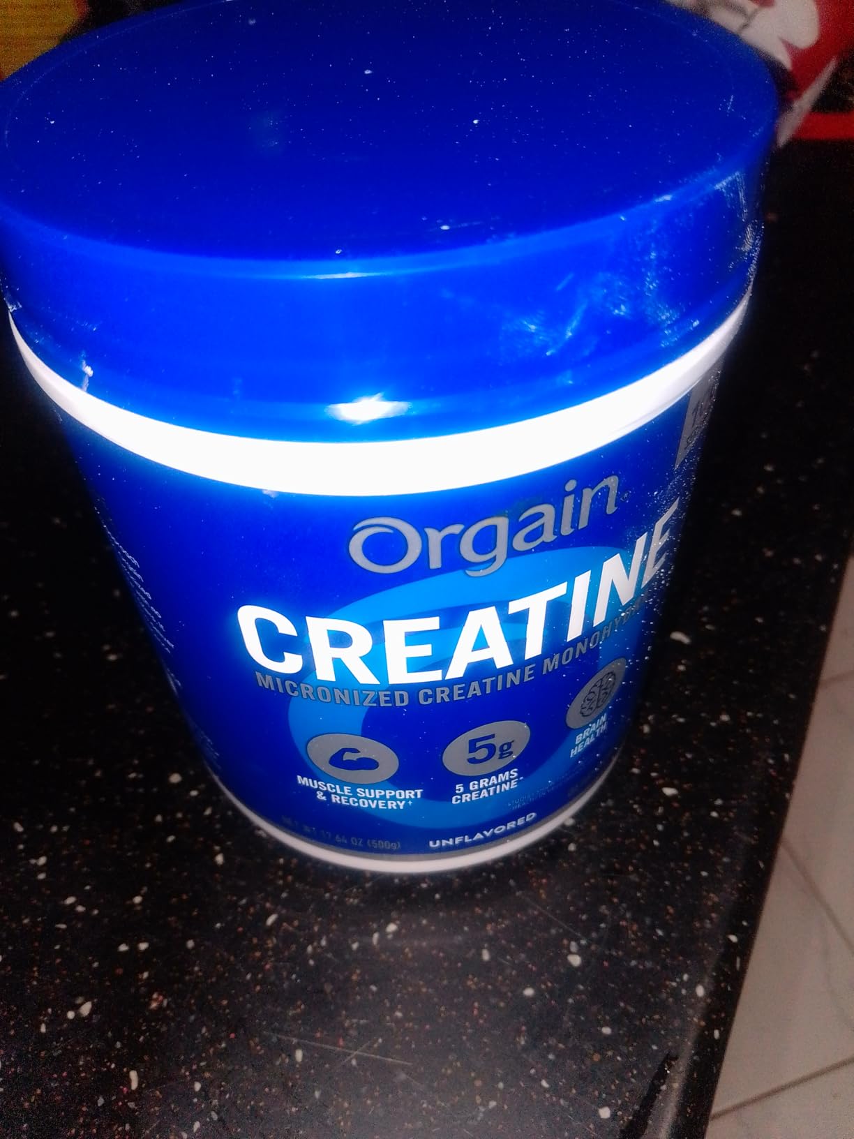 Orgain Creatine Monohydrate Micronized Powder, 100 Servings, Unflavored, Supports Muscle Growth, Post Workout Recovery and Brain Health, No Artificial Additives customer photo 2