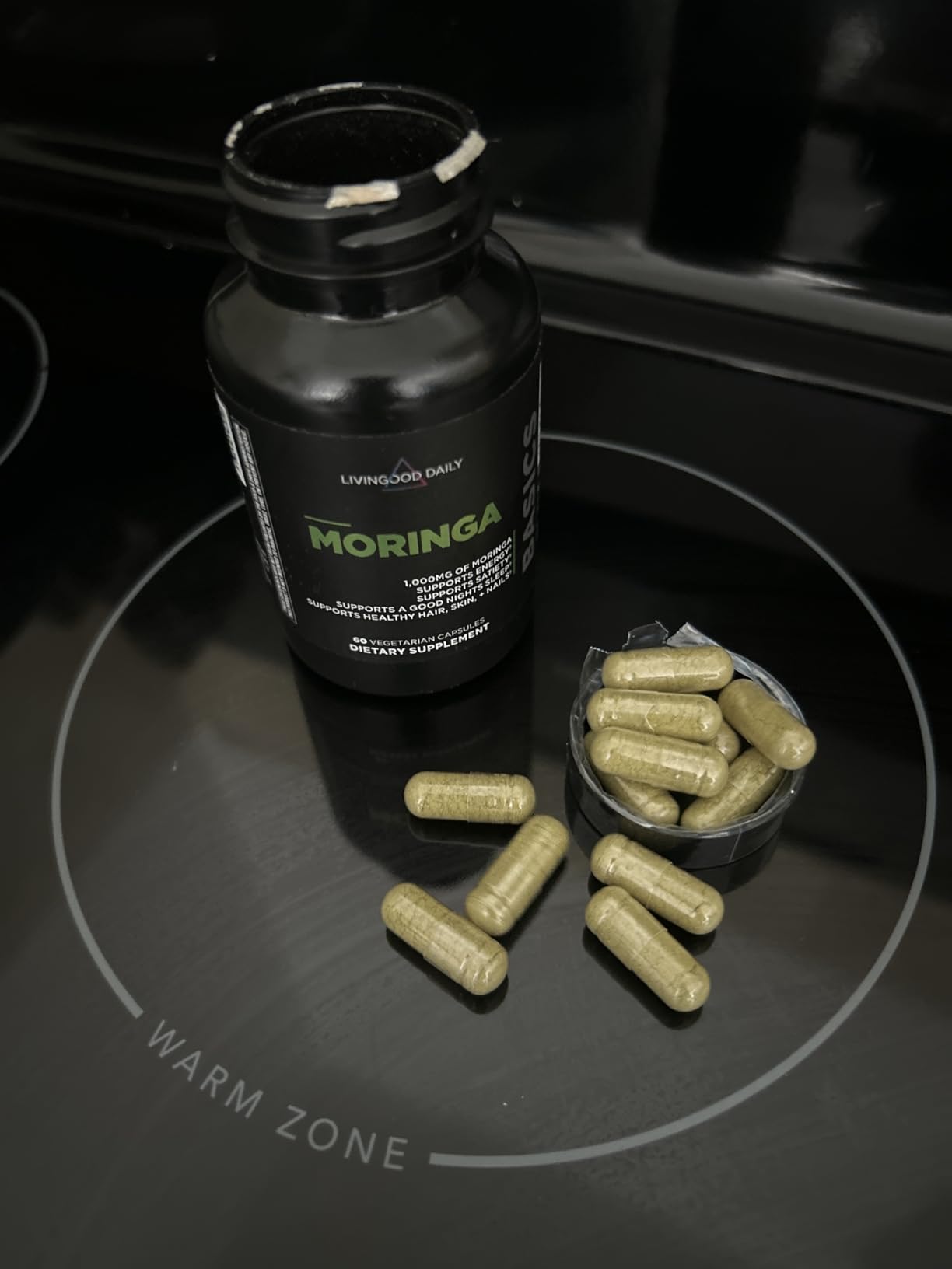Livingood Daily Moringa Capsules, Moringa Supplement for Energy, Sleep, Satiety, Hair, Skin, Nails & Wellness, Plant Based Vegetarian, Gluten Free, Non GMO, Vegan, Daily Greens Superfood, 60 Capsules customer photo 2