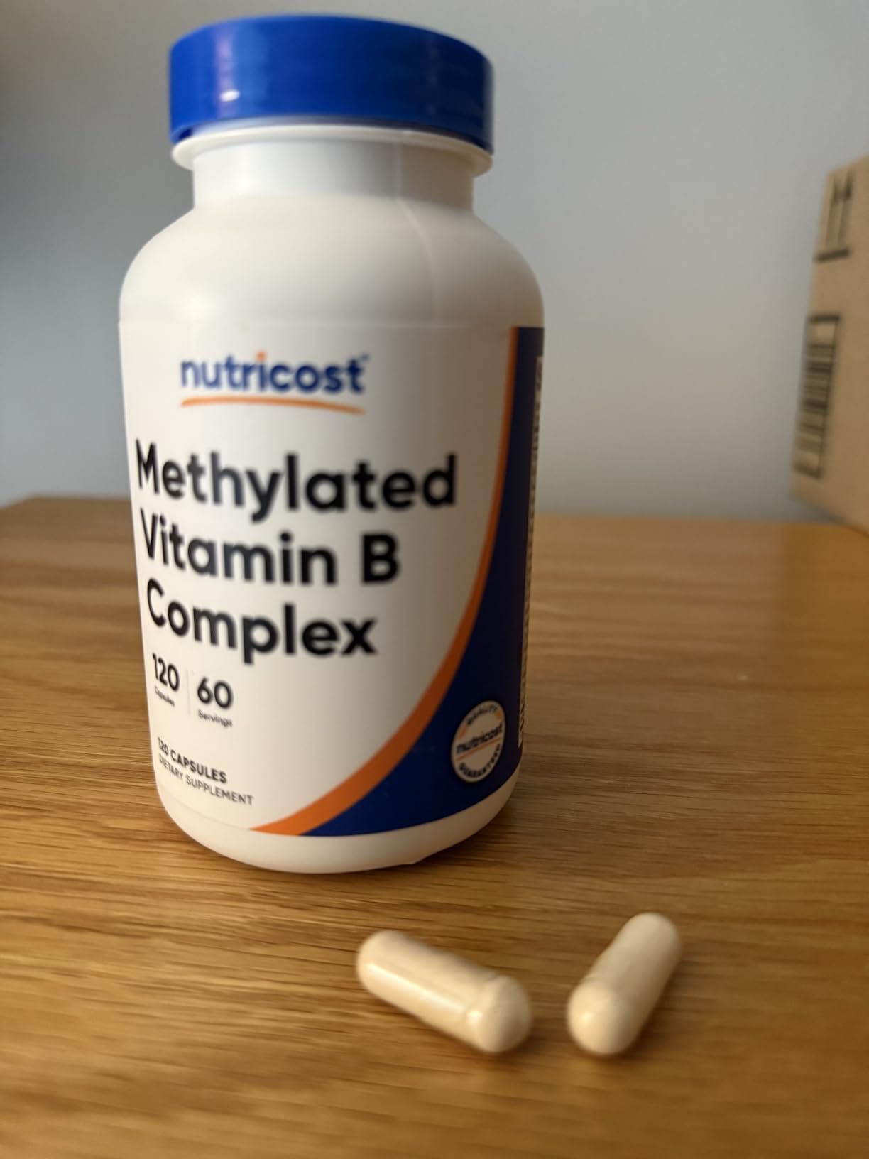 Nutricost Methylated Vitamin B Complex 120 Capsules - (60 Servings) Gluten-Free customer photo 1