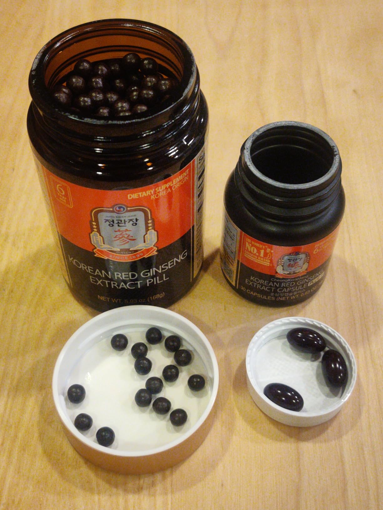 Korean Red Ginseng Extract Capsule Plus - All-in-One Vegan Supplements - Energy Boost & Immune Support, Caffeine Free & Non-GMO (600mg, 30 Capsules) customer photo 1