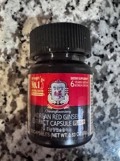 Korean Red Ginseng Extract Capsule Plus - All-in-One Vegan Supplements - Energy Boost & Immune Support, Caffeine Free & Non-GMO (600mg, 30 Capsules) customer photo 2