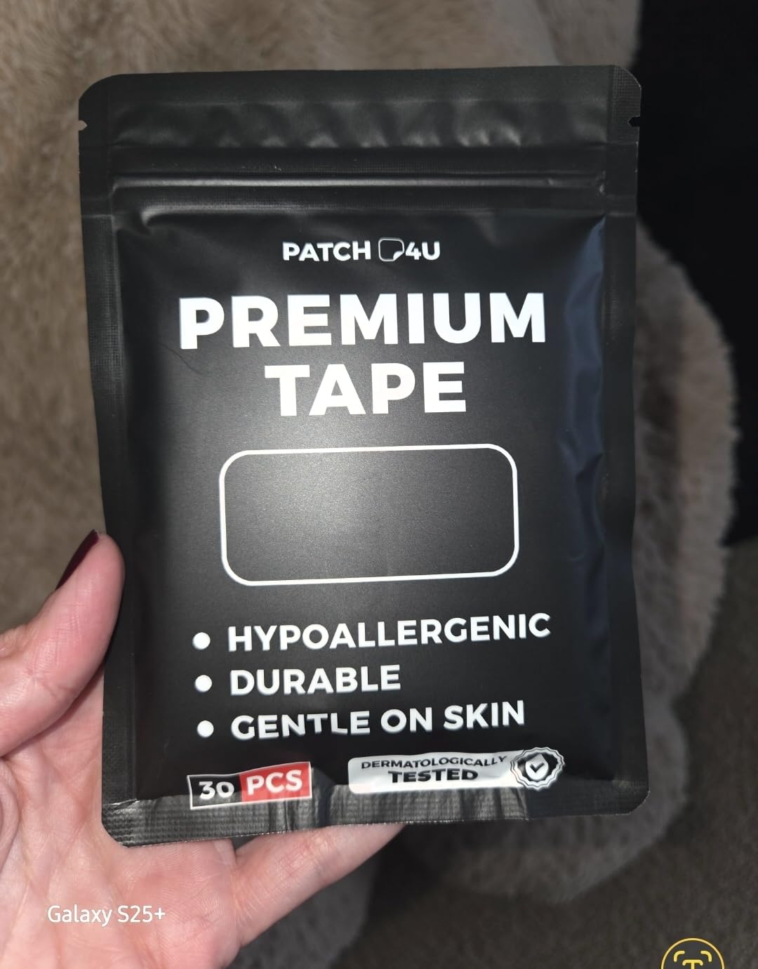 PATCH4U Premium Tape (30 Pack) - Pain Free Removal, Hypoallergenic, Latex Free & Gentle On Skin - Packaging May Vary - Skin Friendly Adhesive Cotton Tape customer photo 1