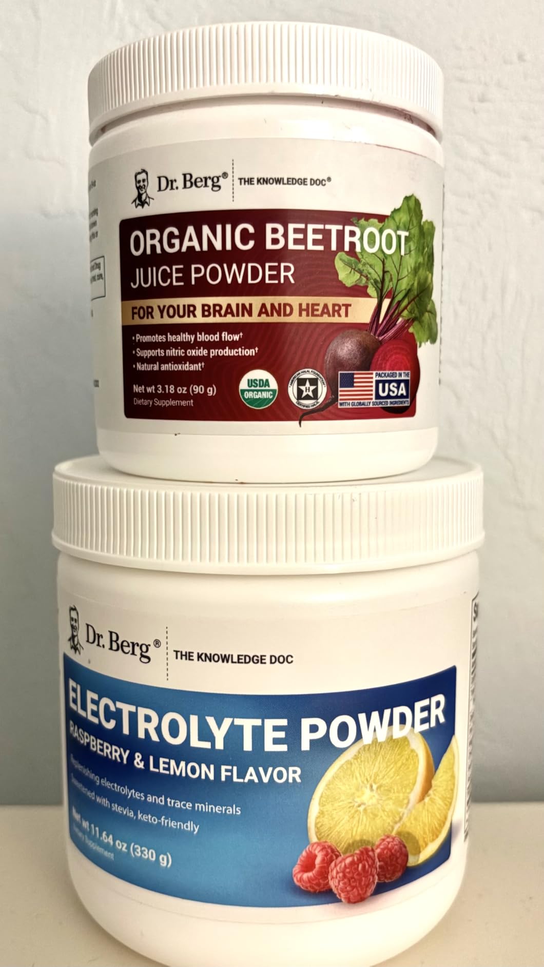 Dr. Berg Raw Organic Beet Powder from Real Earth-Grown Beets - USDA Certified Organic Beet Root Powder to Support Nitric Oxide Levels, Energy, Blood Flow, & Heart Health - 30 Servings customer photo 2
