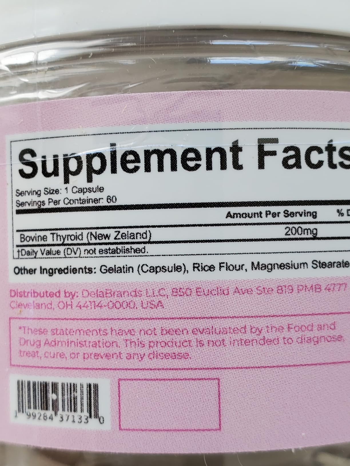 Desiccated Thyroid Supplement 200mg | Made in USA | Grass-Fed, New Zealand Sourced Bovine Thyroid Support for Women, Energy & Metabolism Boost, Mood Balance & Sleep Relief - 60 Capsules customer photo 2