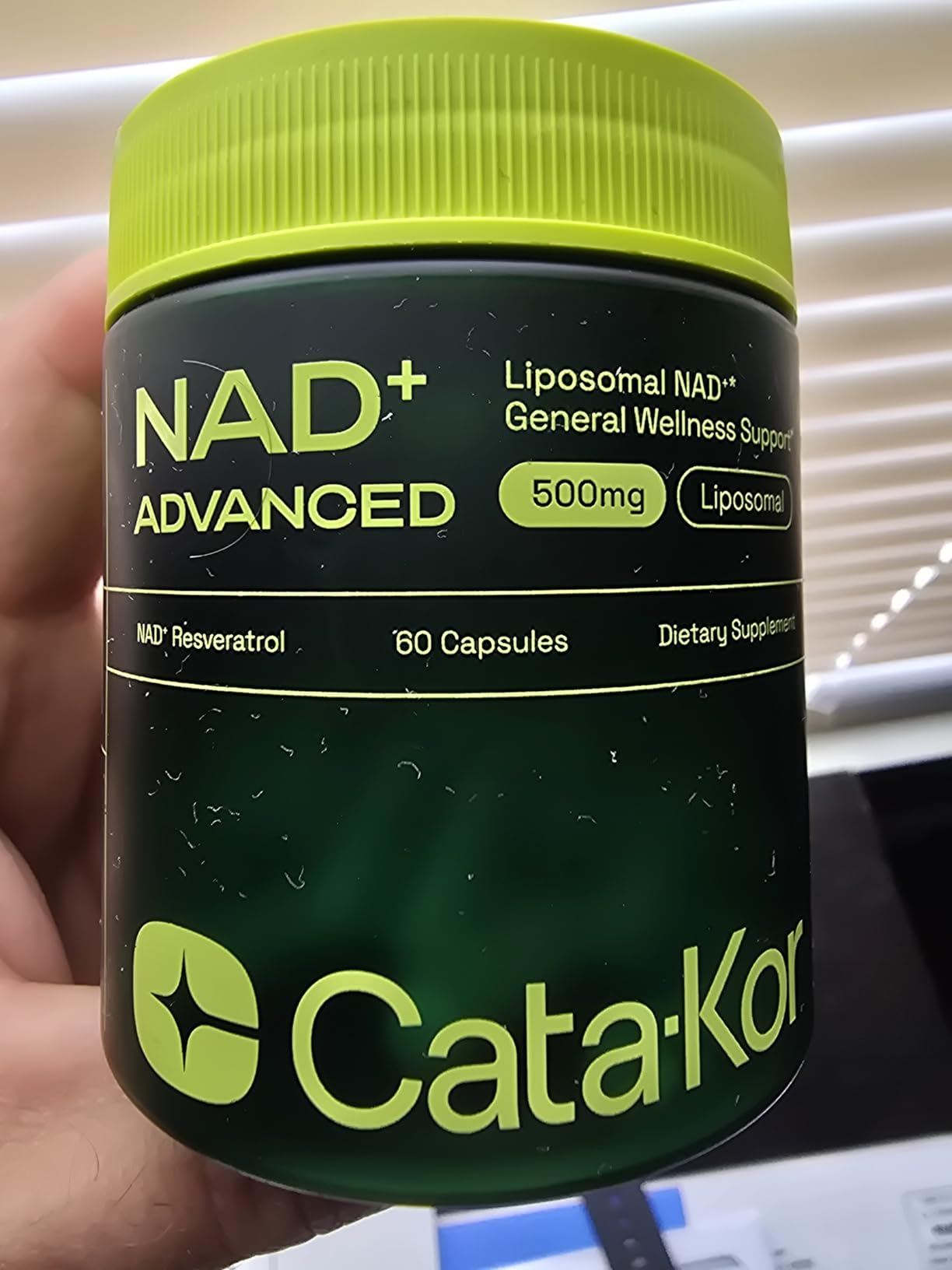 Cata-Kor Liposomal NAD+ Supplement with Resveratrol - NMN Supplement Alternative - Advanced NAD Resveratrol customer photo 2