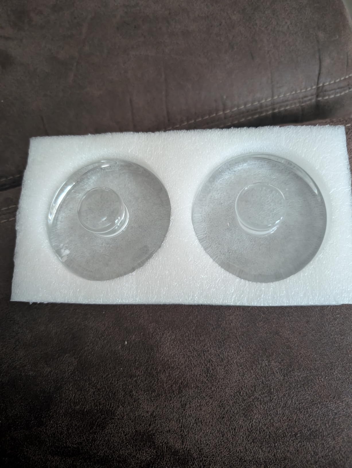 Glass Fermentation Weights - 2 Pack, 7.1oz/202g Heavy Clear Glass with Easy Grip - Smooth & Non-Porous Pickle Weights for Wide Mouth Mason Jars customer photo 2