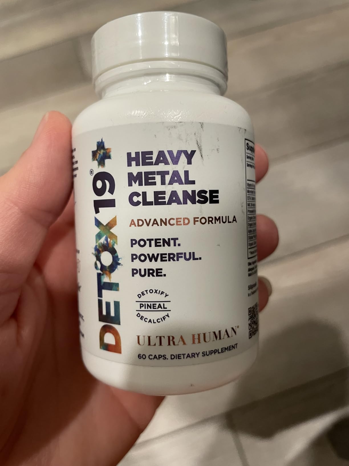 Ultra Human Daily Wellness Support - Heavy Metal Detox Cleanse, with Zeolite, Shilajit, Organic Chlorella & Spirulina, NAC & Alpha Lipoic. Supports Daily Detox, Cognition, Immune System -(Made in USA) customer photo 2