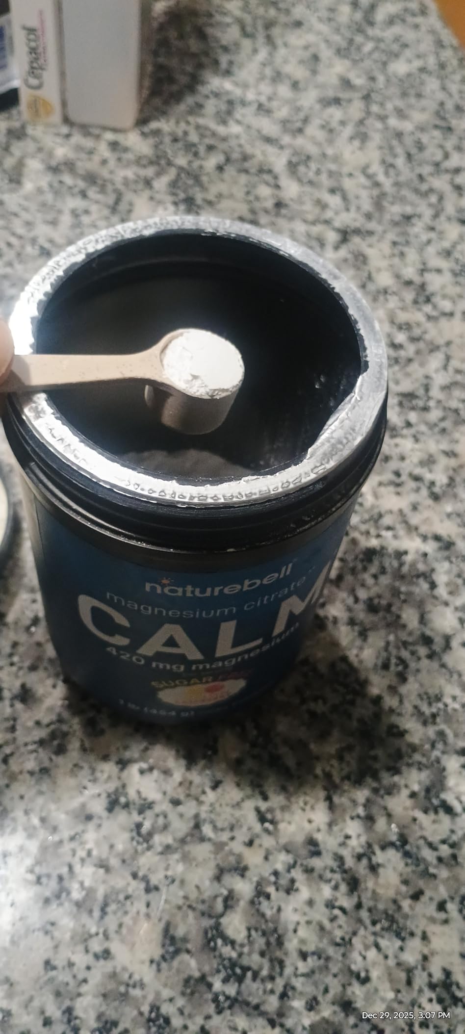 Calm Magnesium Powder, 1lb | Drink Mix for Sleep, Muscle, Bone & Mood Support - Sugar Free Lemon Raspberry Flavor - Chelated Magnesium Citrate for High Absorption - Vegan, Non-GMO customer photo 1